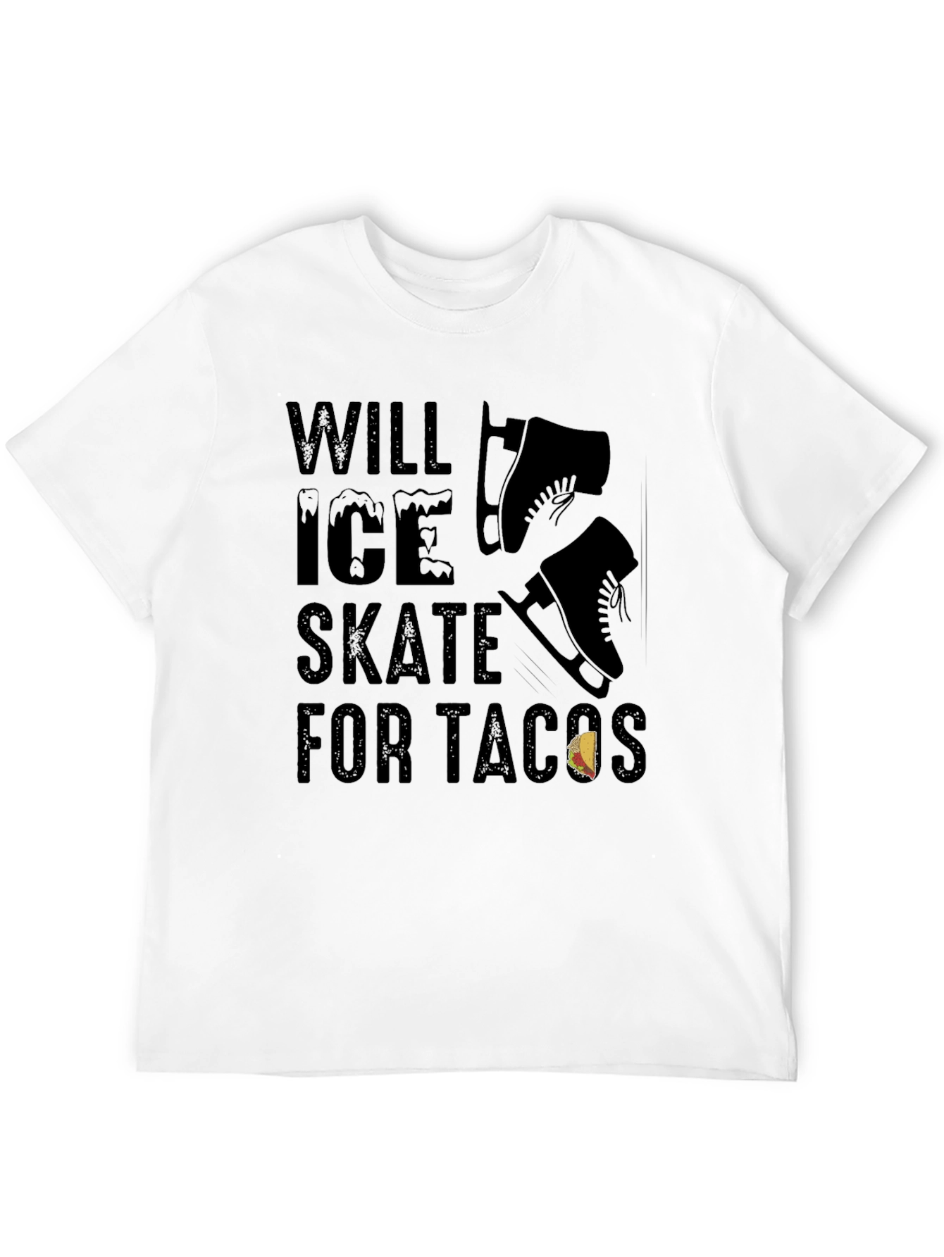 Will Ice Skate for Tacos Graphic Tee
