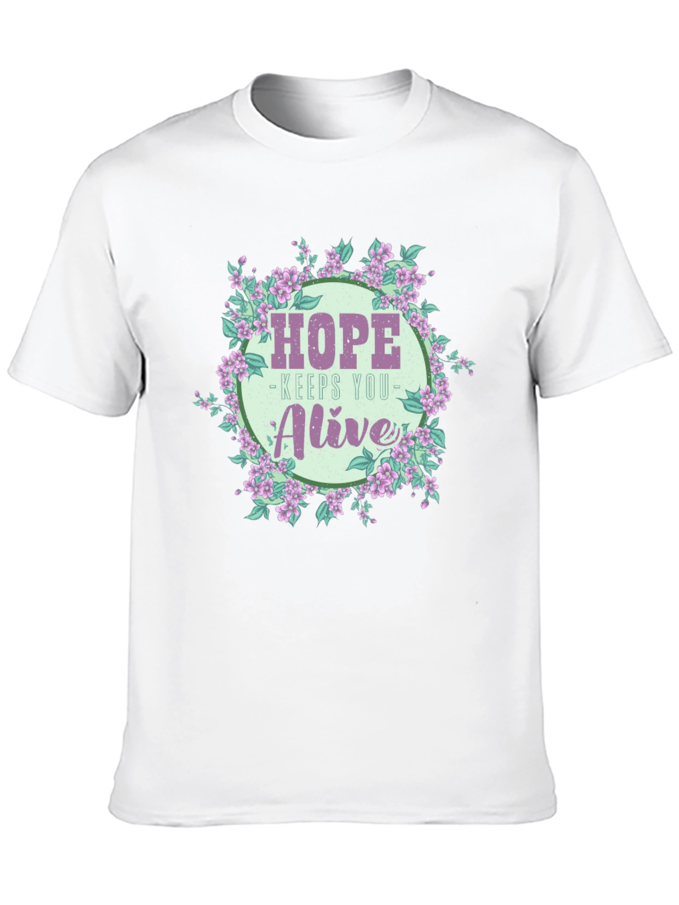 Hope Keeps You Alive Floral T-Shirt