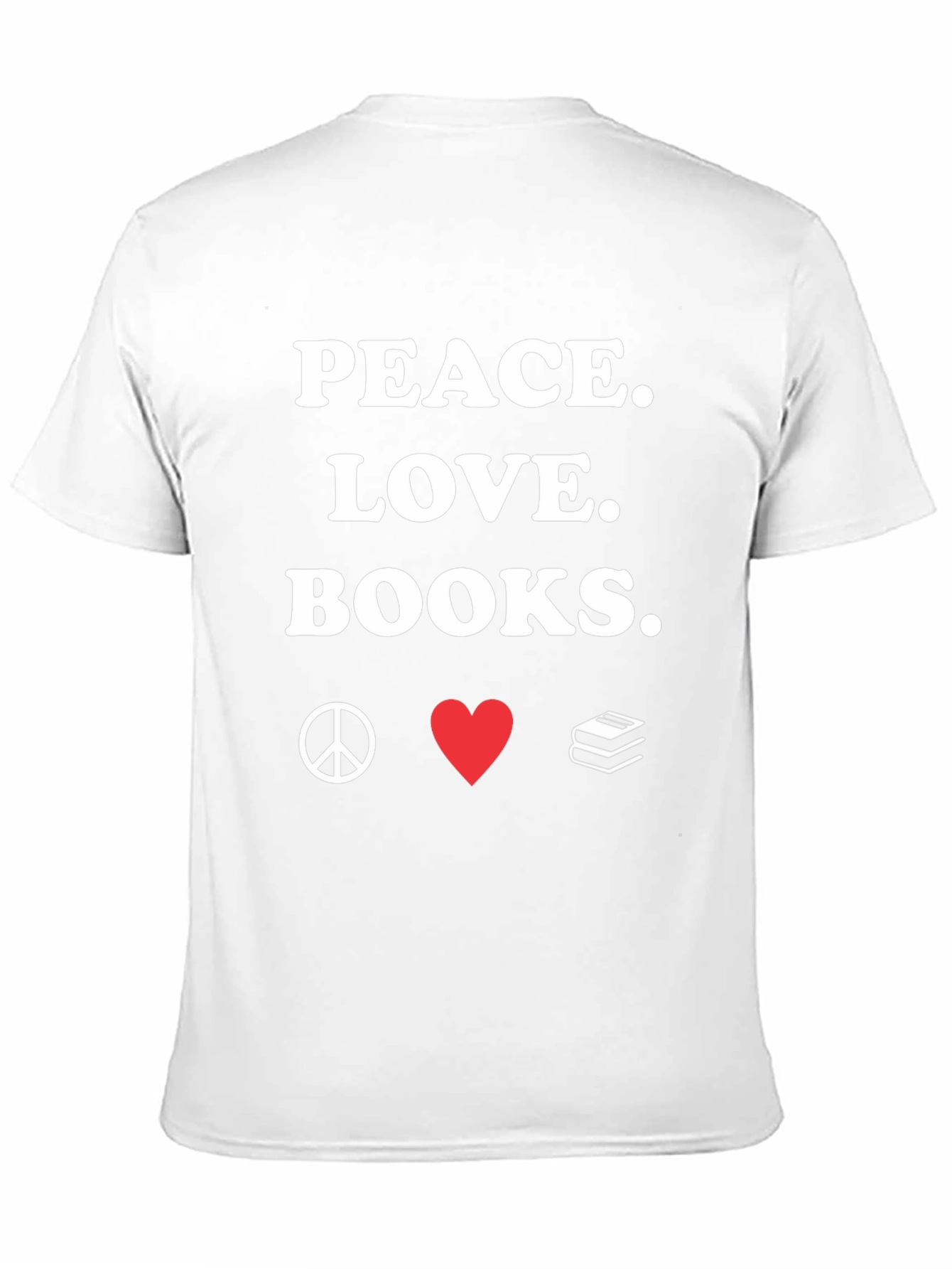 Peace Love Books Graphic Tee