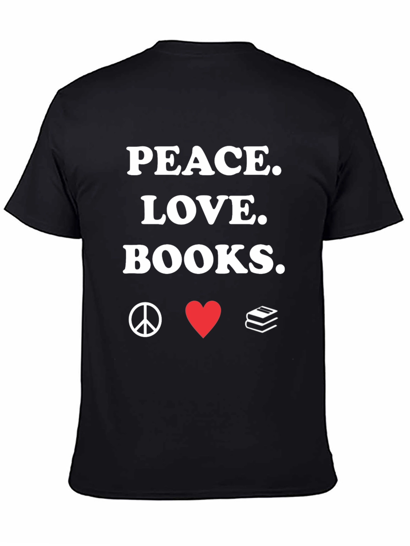 Peace Love Books Graphic Tee