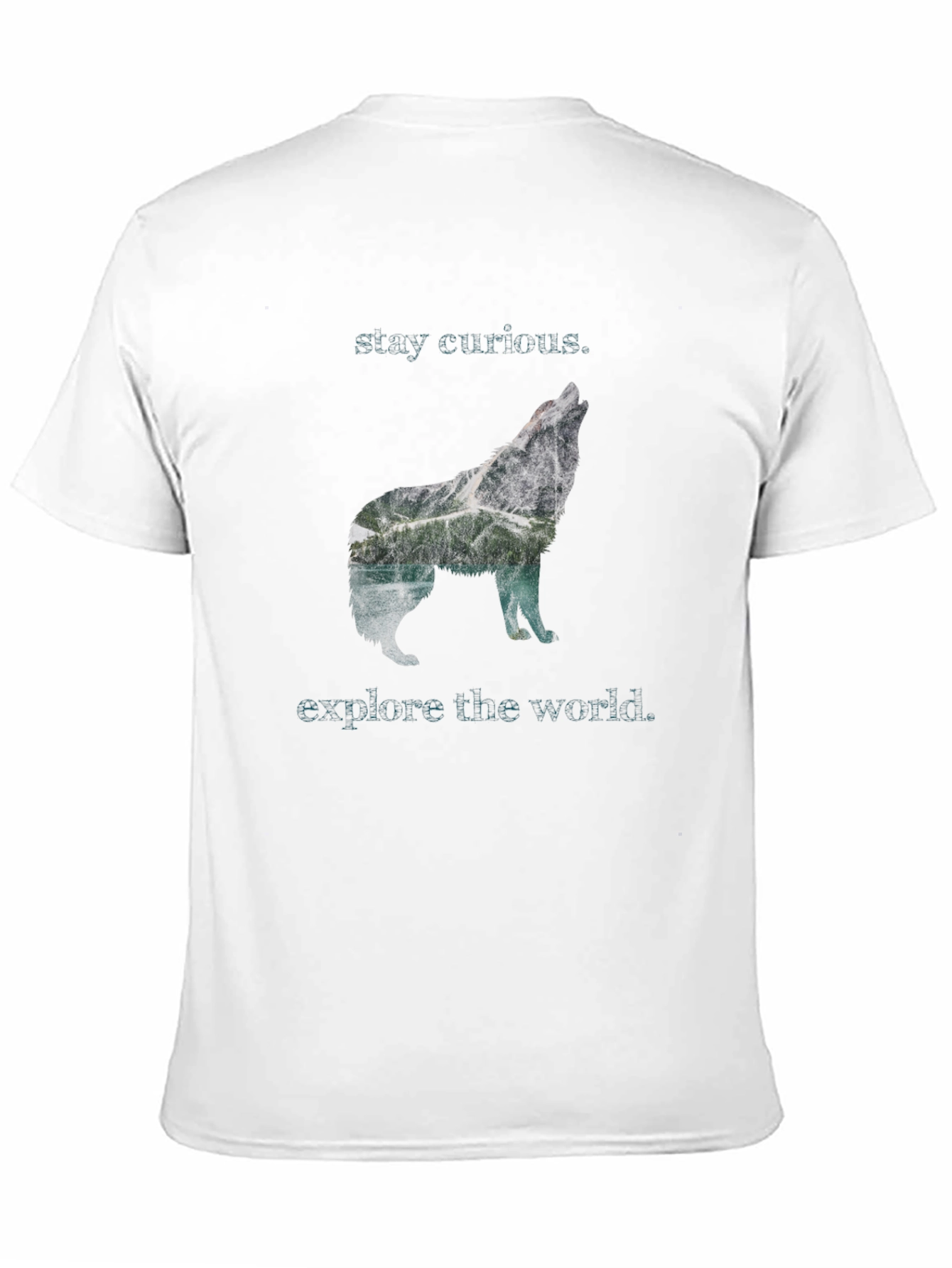Wolf Graphic T-Shirt - Stay Curious