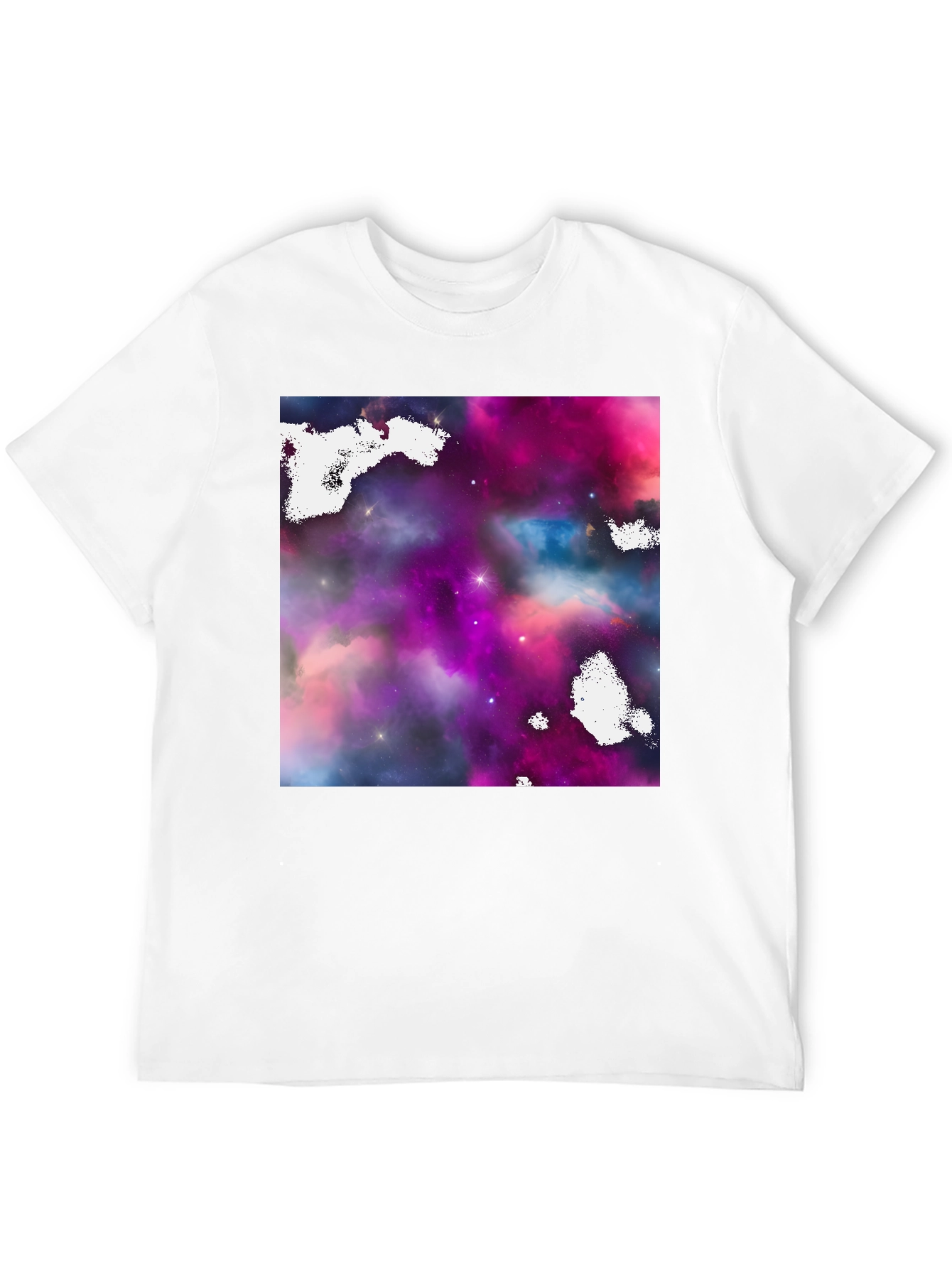 Galaxy Print Black T-Shirt