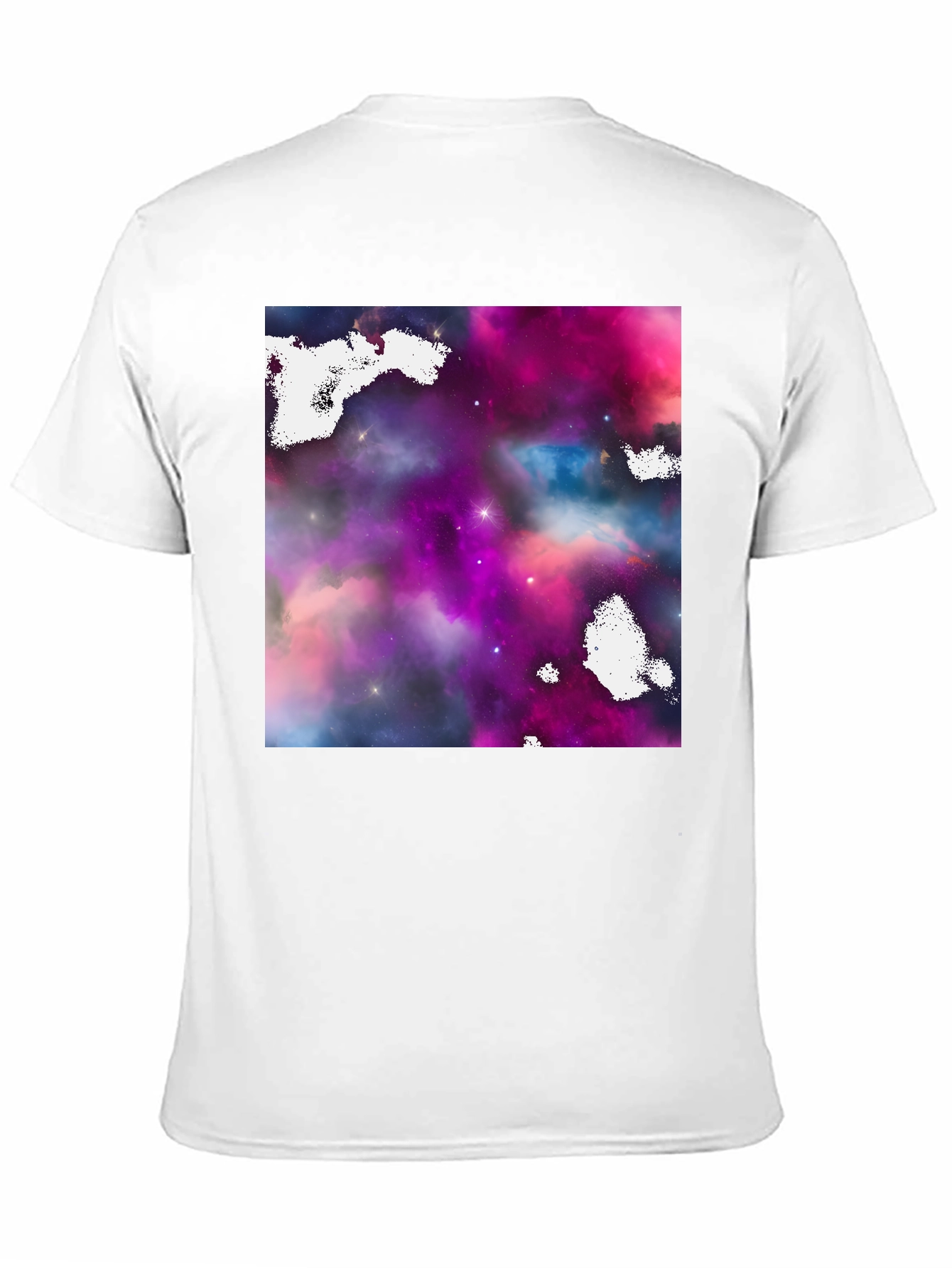 Galaxy Print Black T-Shirt