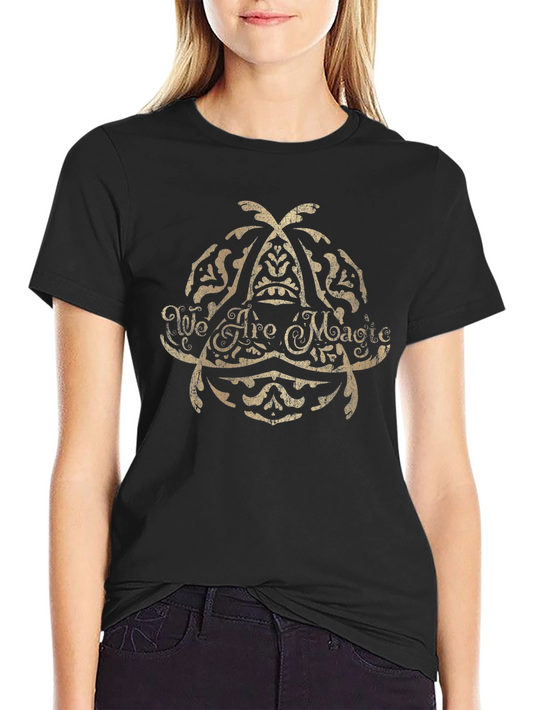 We Are Magic Black Graphic T-Shirt