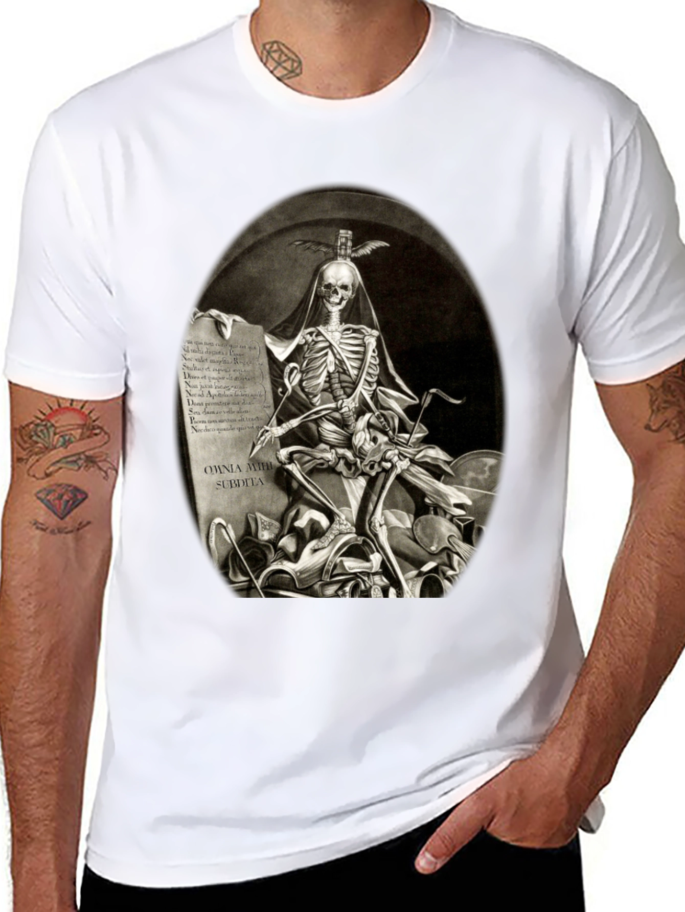 Skeleton Throne Graphic Tee