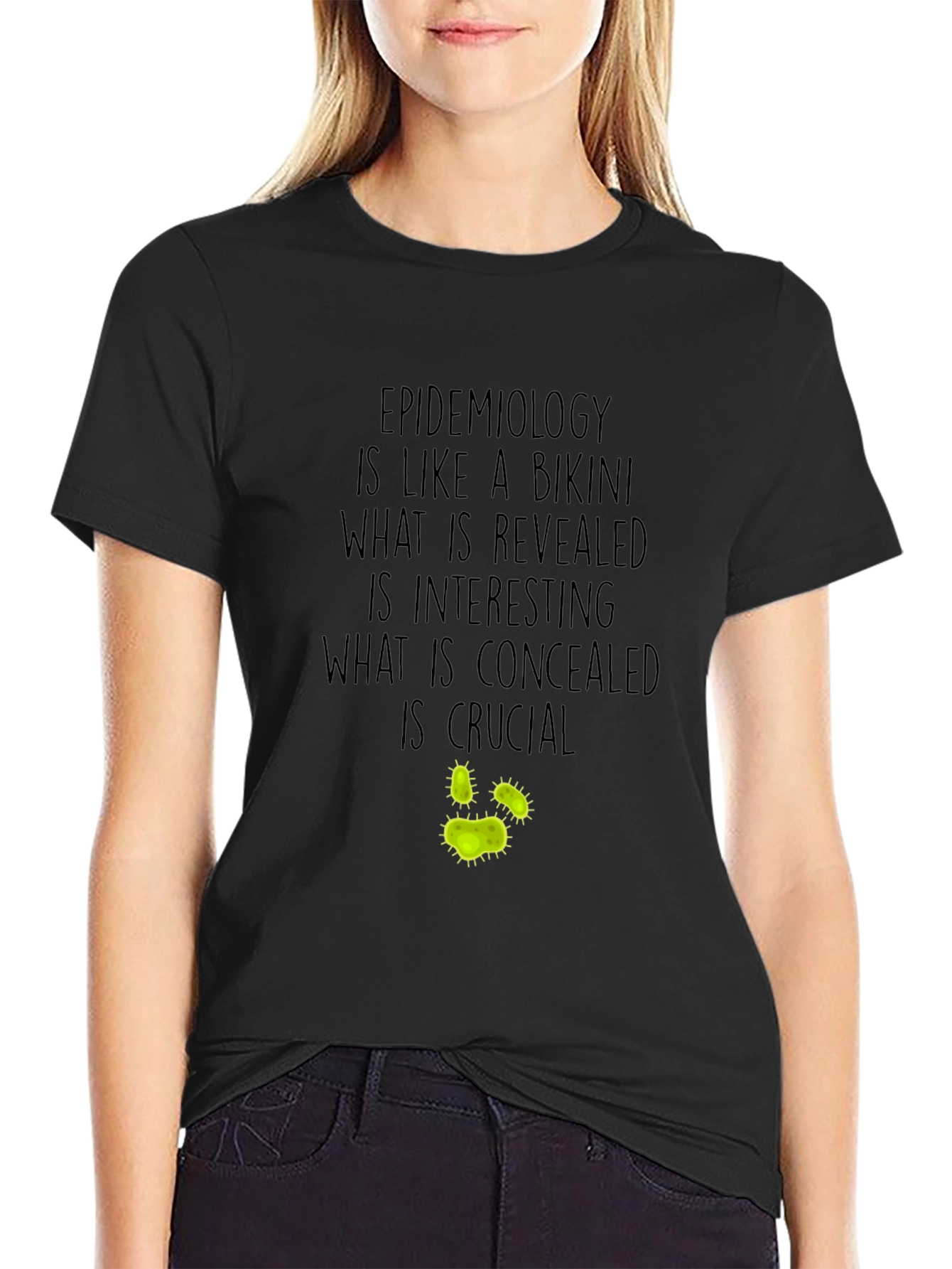 Epidemiology Bikini T-Shirt - Infectious Disease Funny Tee