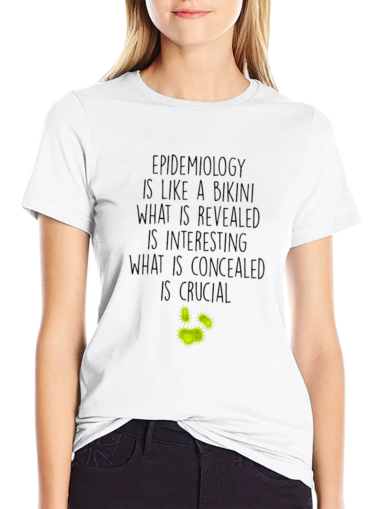Epidemiology Bikini T-Shirt - Infectious Disease Funny Tee