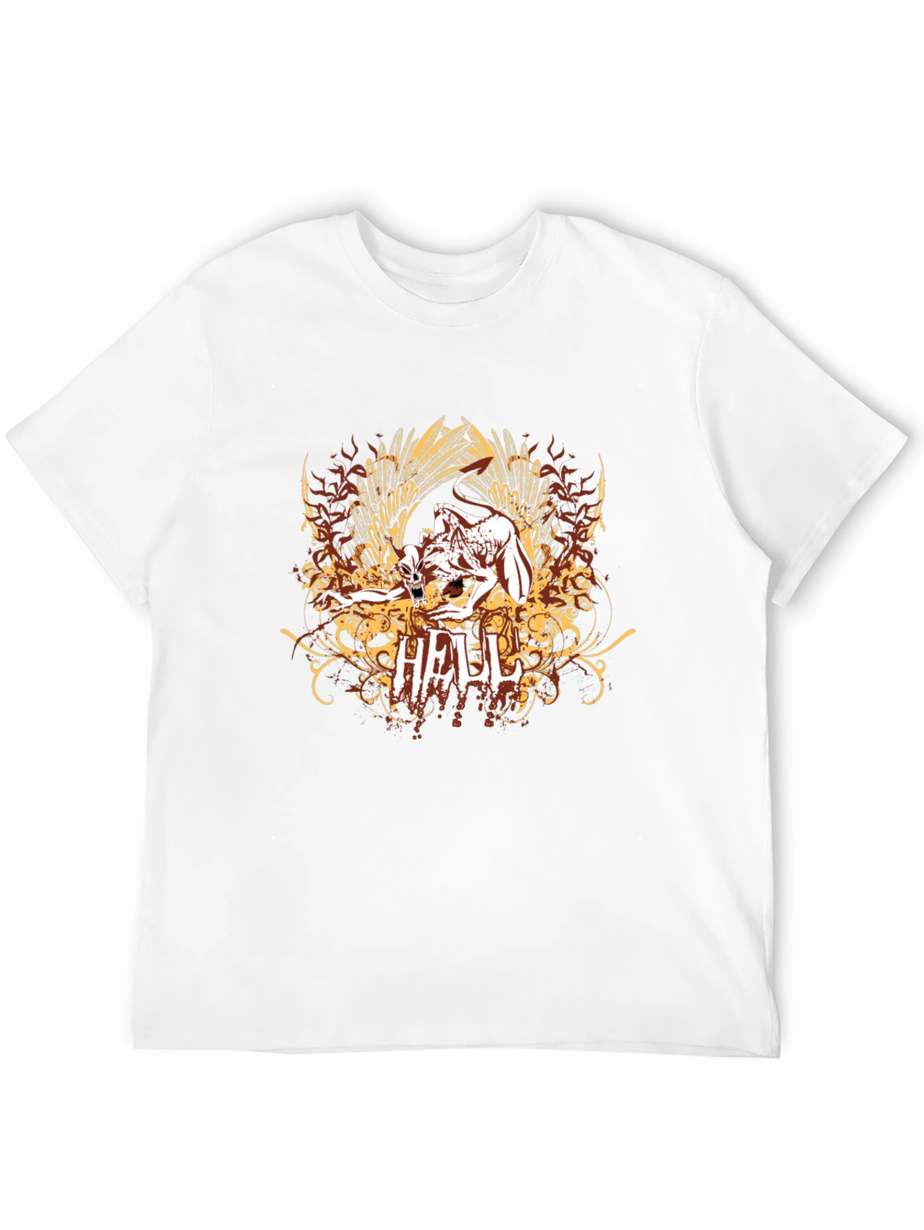 Hell Graphic T-Shirt - Black - Mens