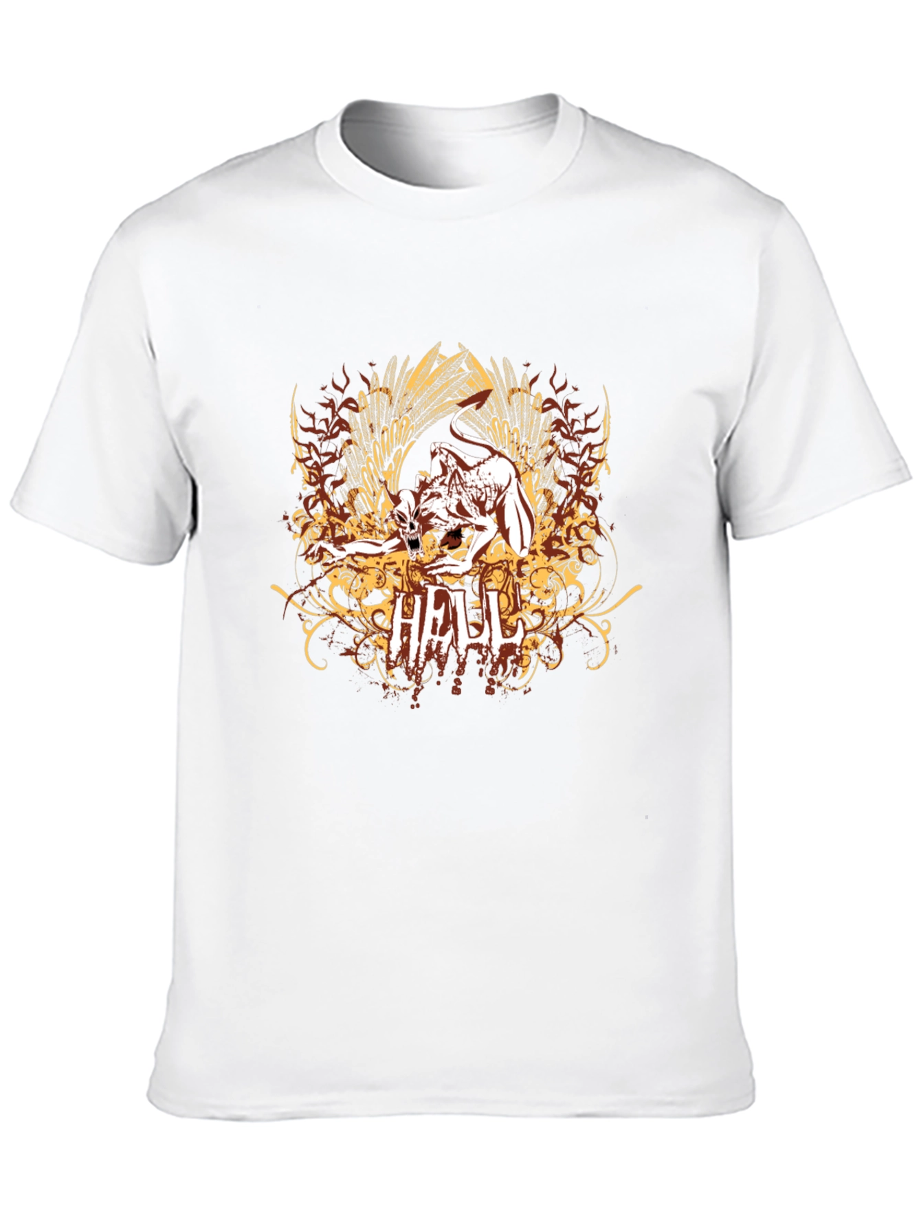 Hell Graphic T-Shirt - Black - Mens
