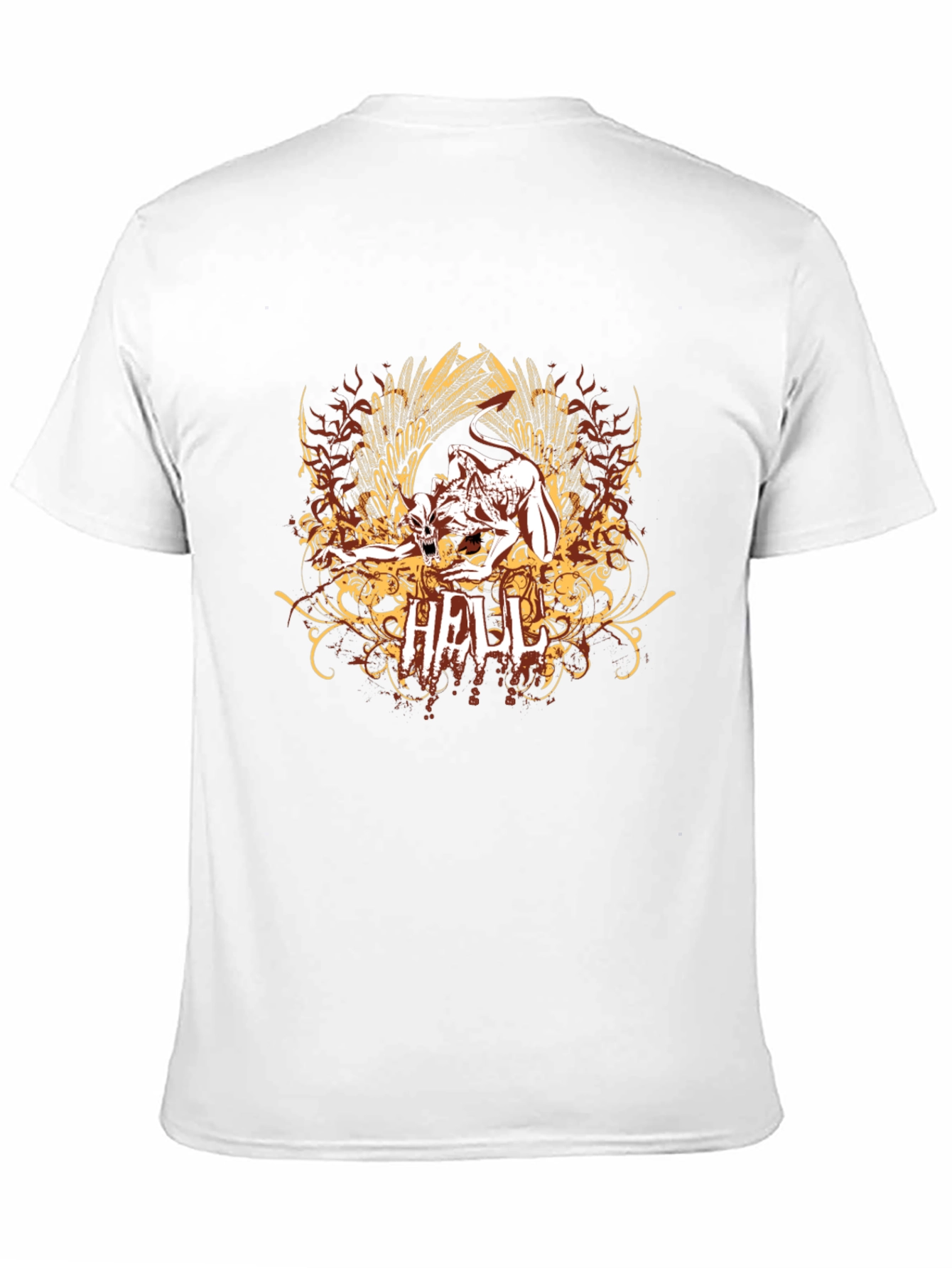 Hell Graphic T-Shirt - Black - Mens