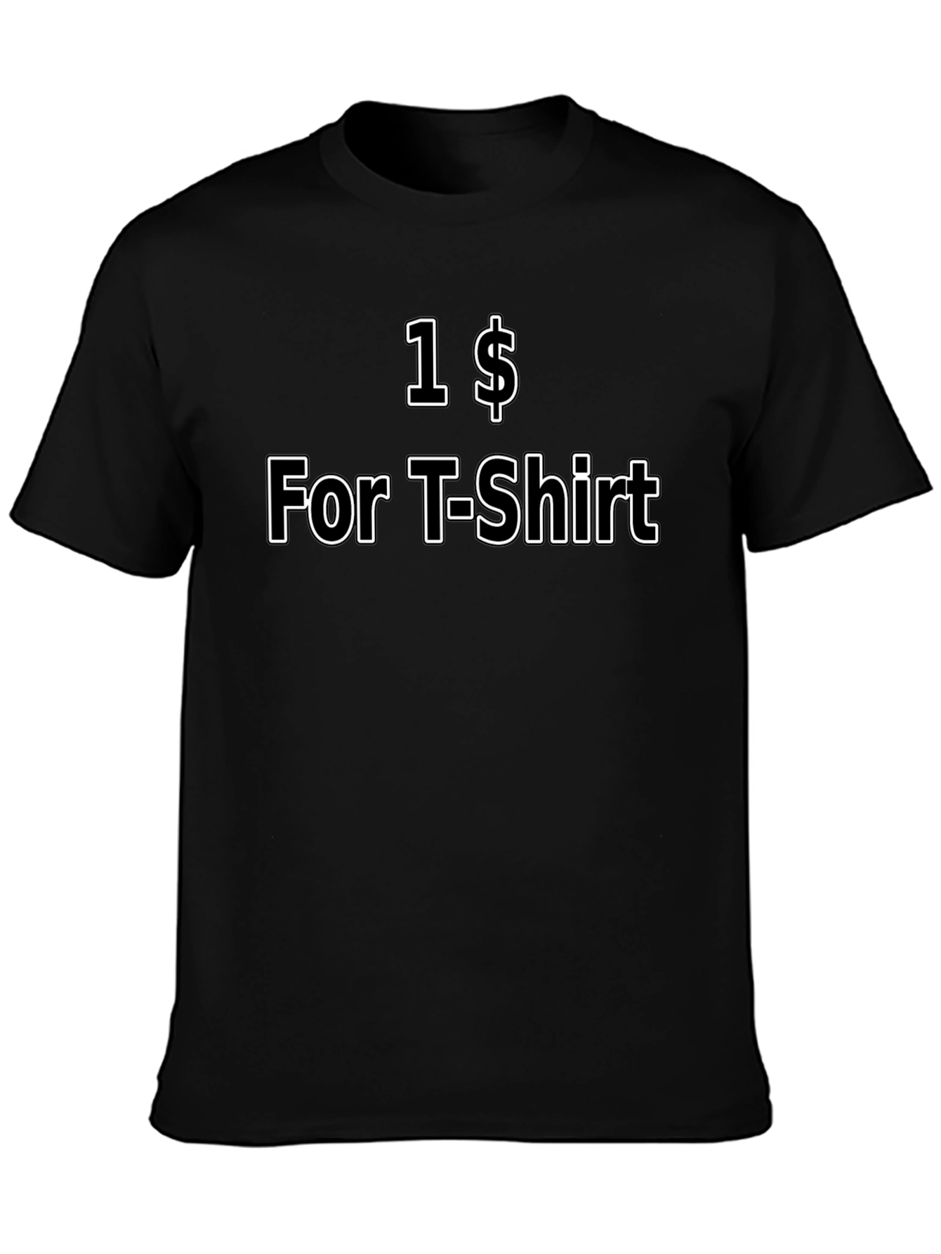 Cheap Black T-Shirt - $1 T-Shirt Deal