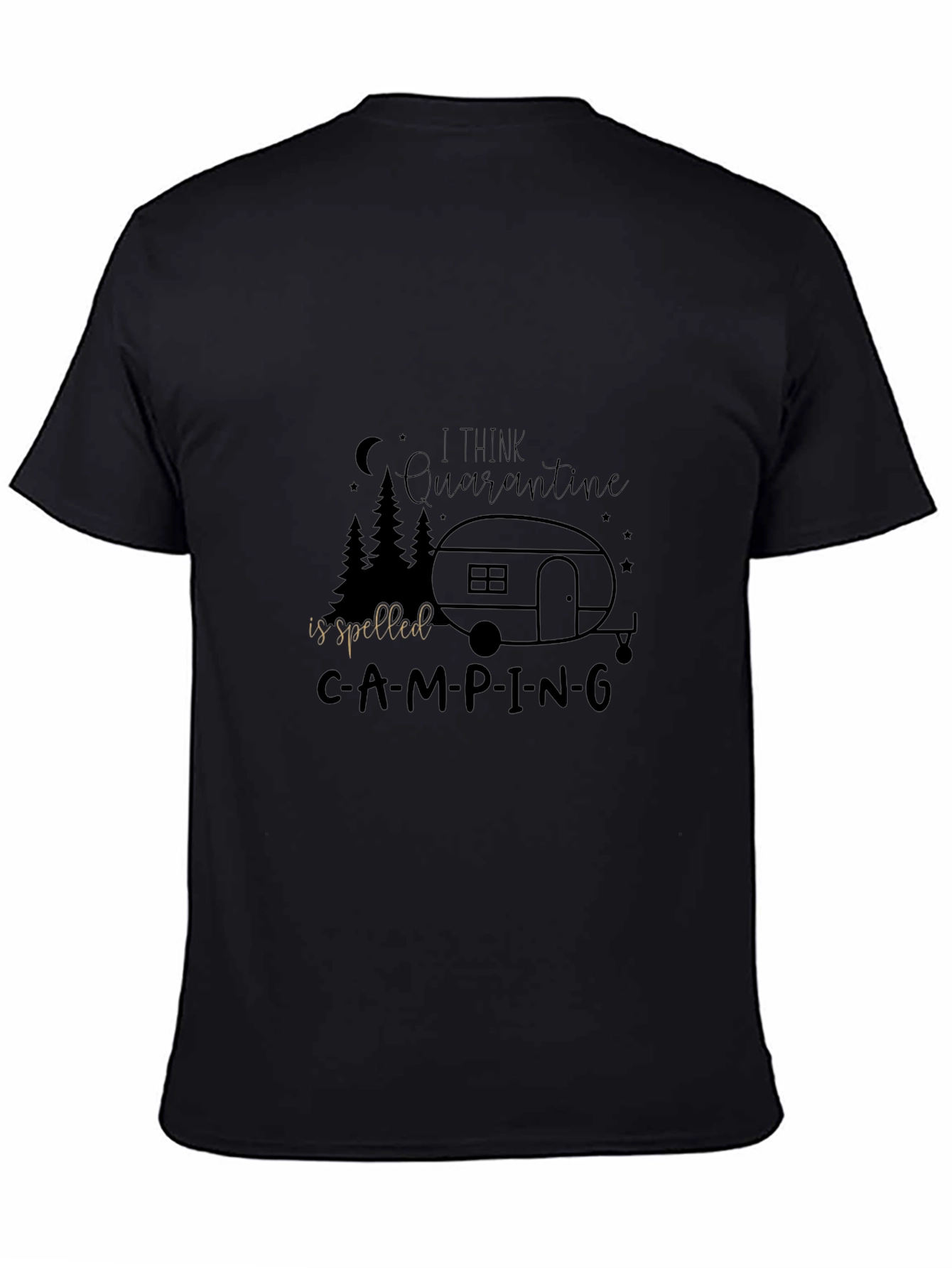Camping Quarantine Graphic T-Shirt