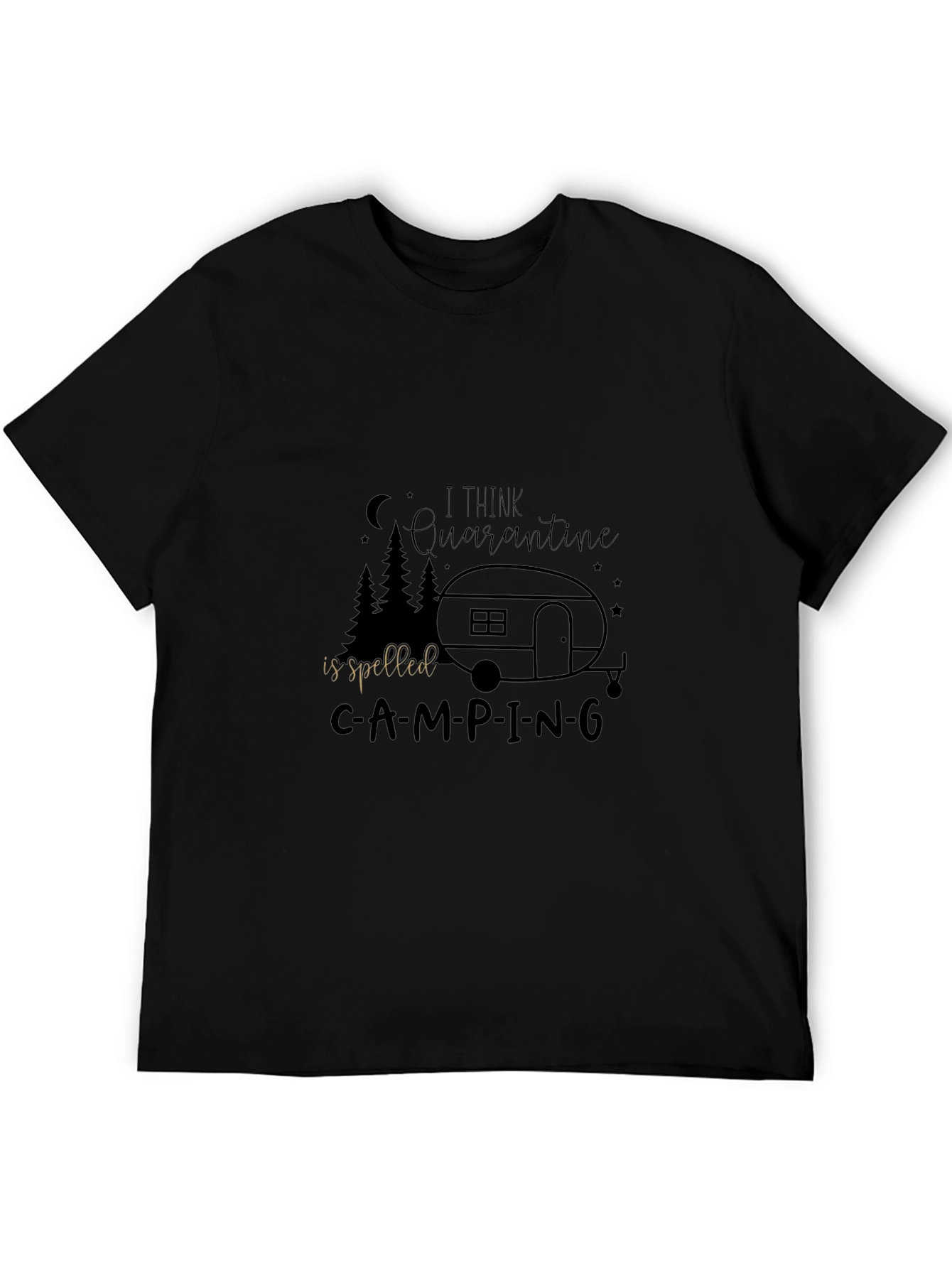 Camping Quarantine Graphic T-Shirt