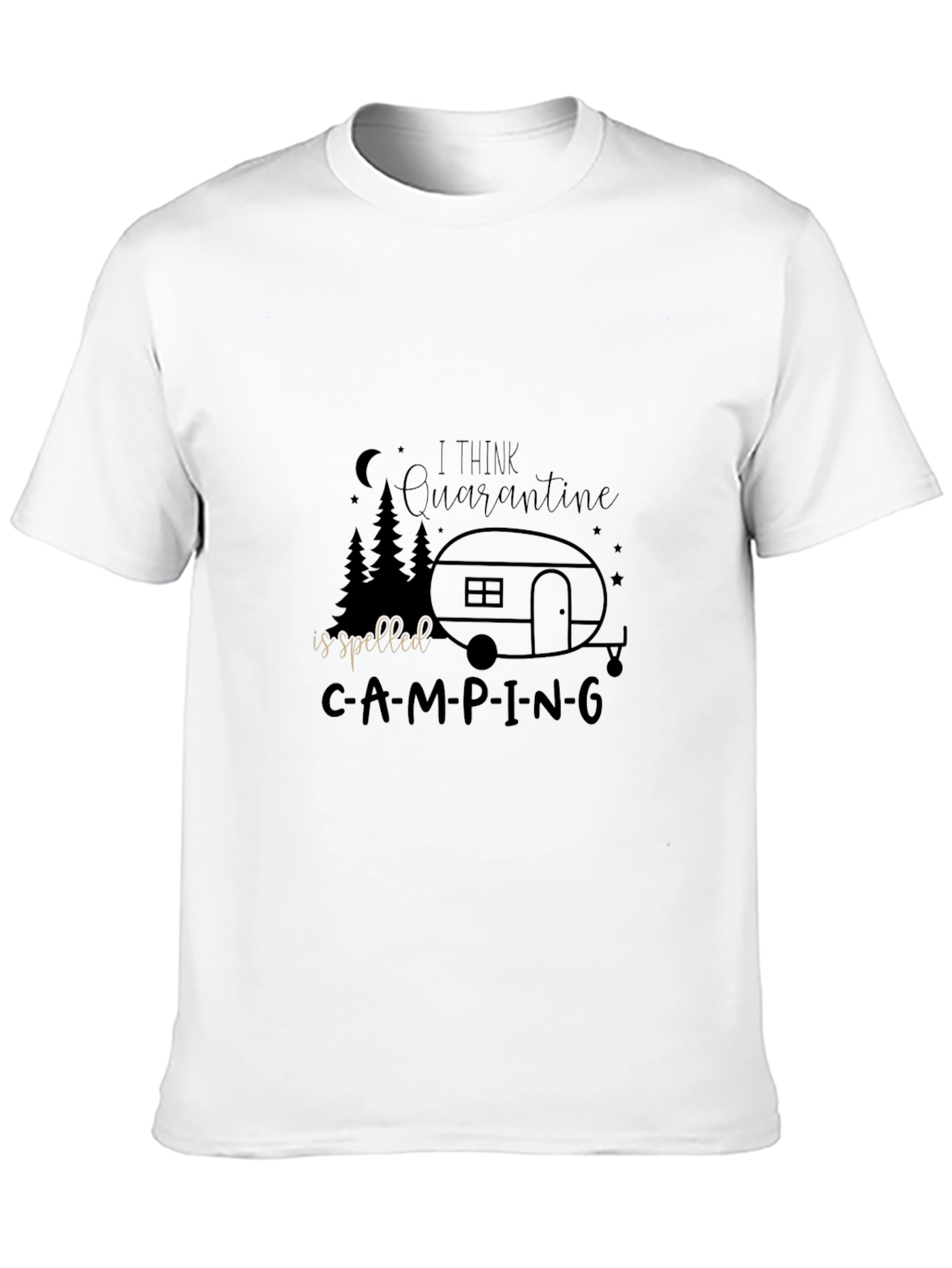 Camping Quarantine Graphic T-Shirt