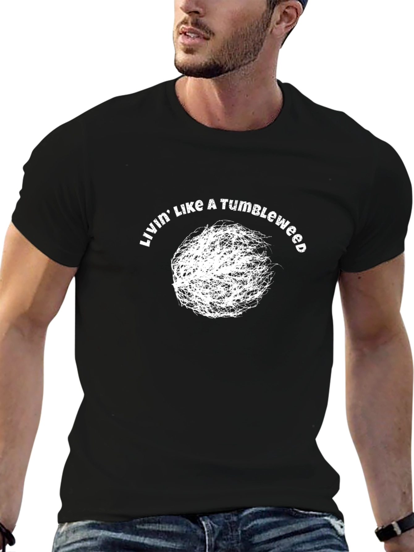 Livin Like A Tumbleweed Graphic Tee