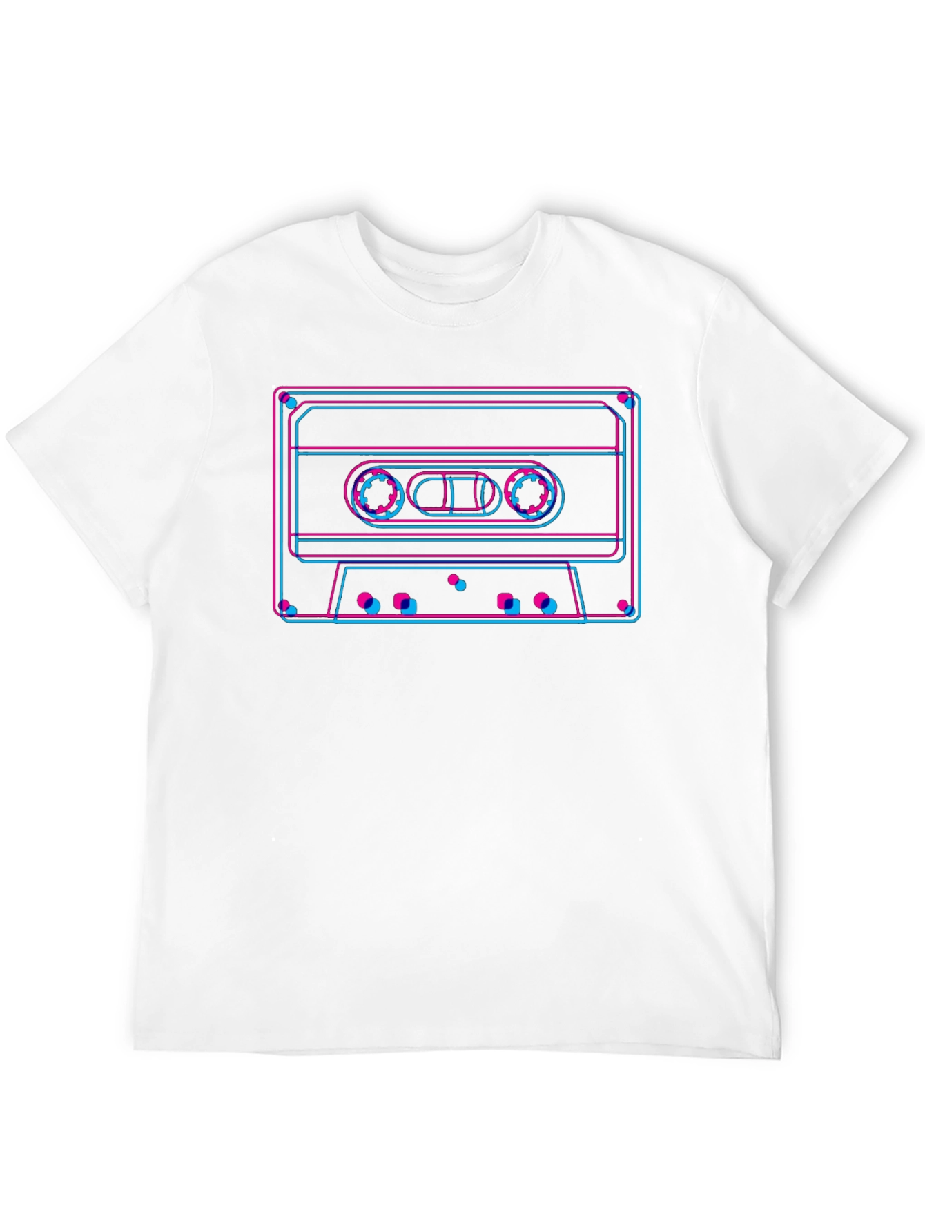 Retro Cassette Tape Graphic T-Shirt