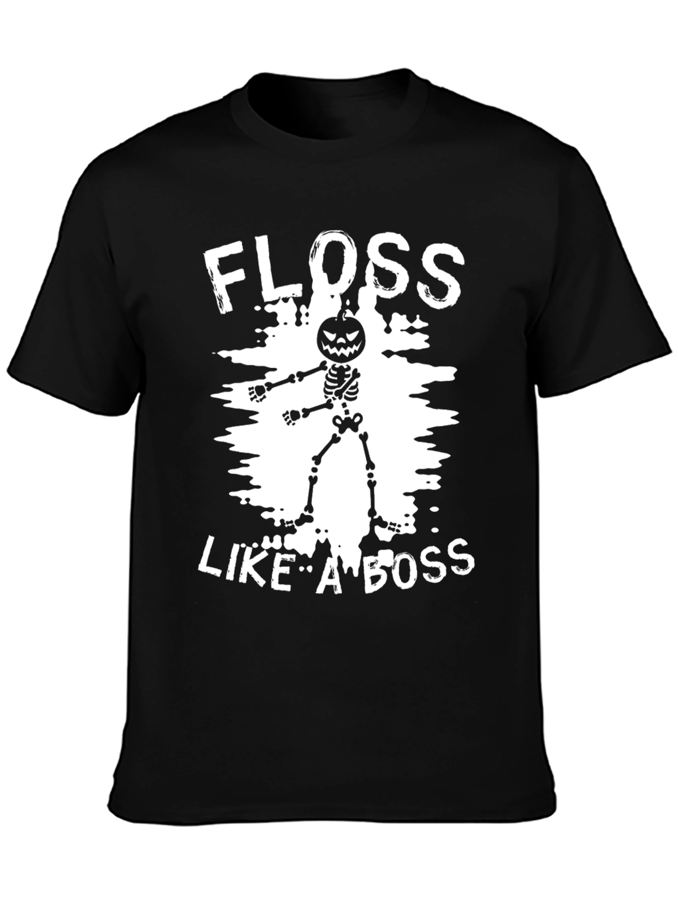 Floss Like a Boss Halloween Skeleton T-Shirt