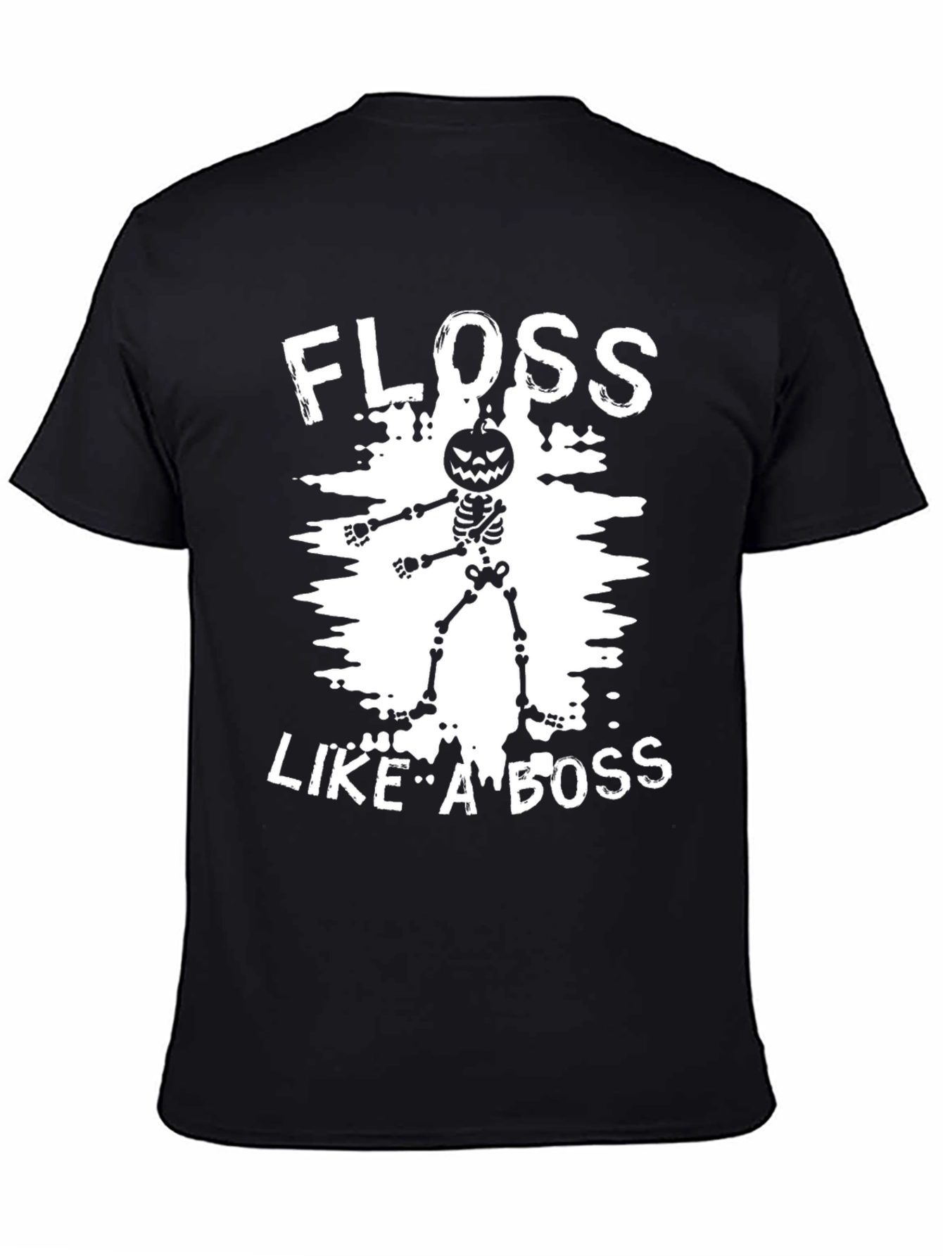 Floss Like a Boss Halloween Skeleton T-Shirt