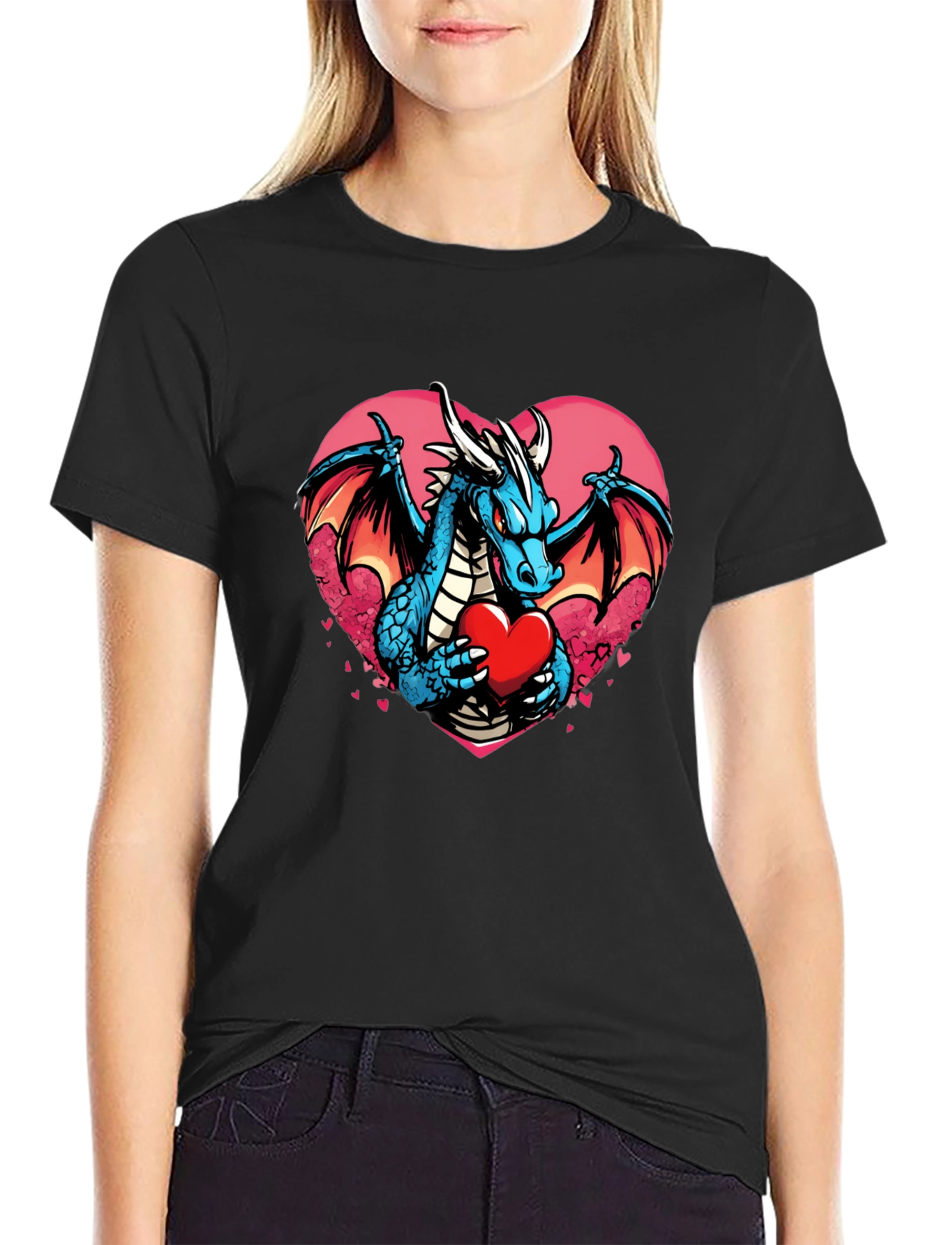 Dragon Heart Valentines Day T-Shirt