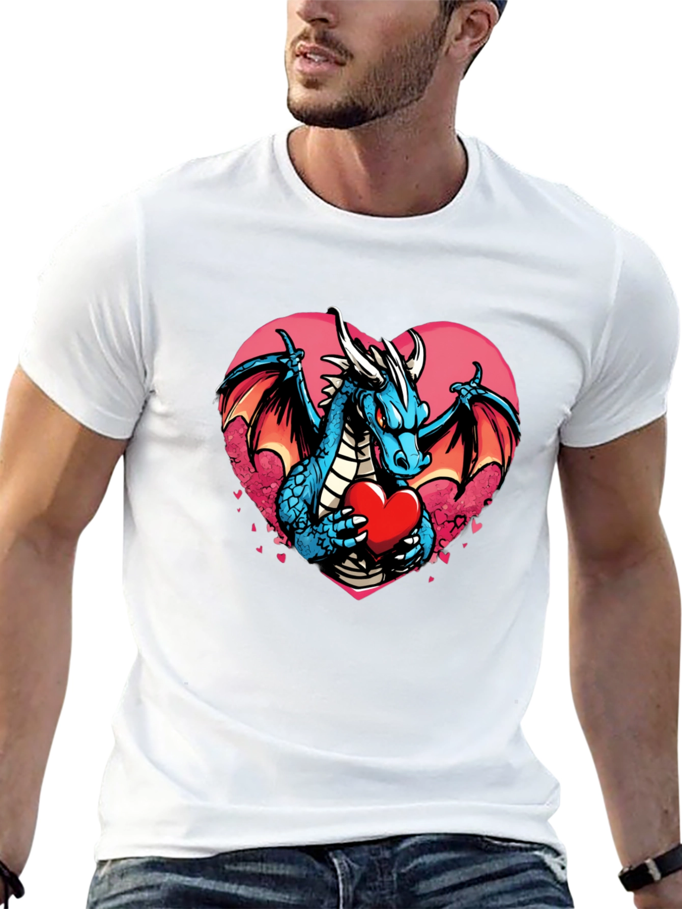 Dragon Heart Valentines Day T-Shirt
