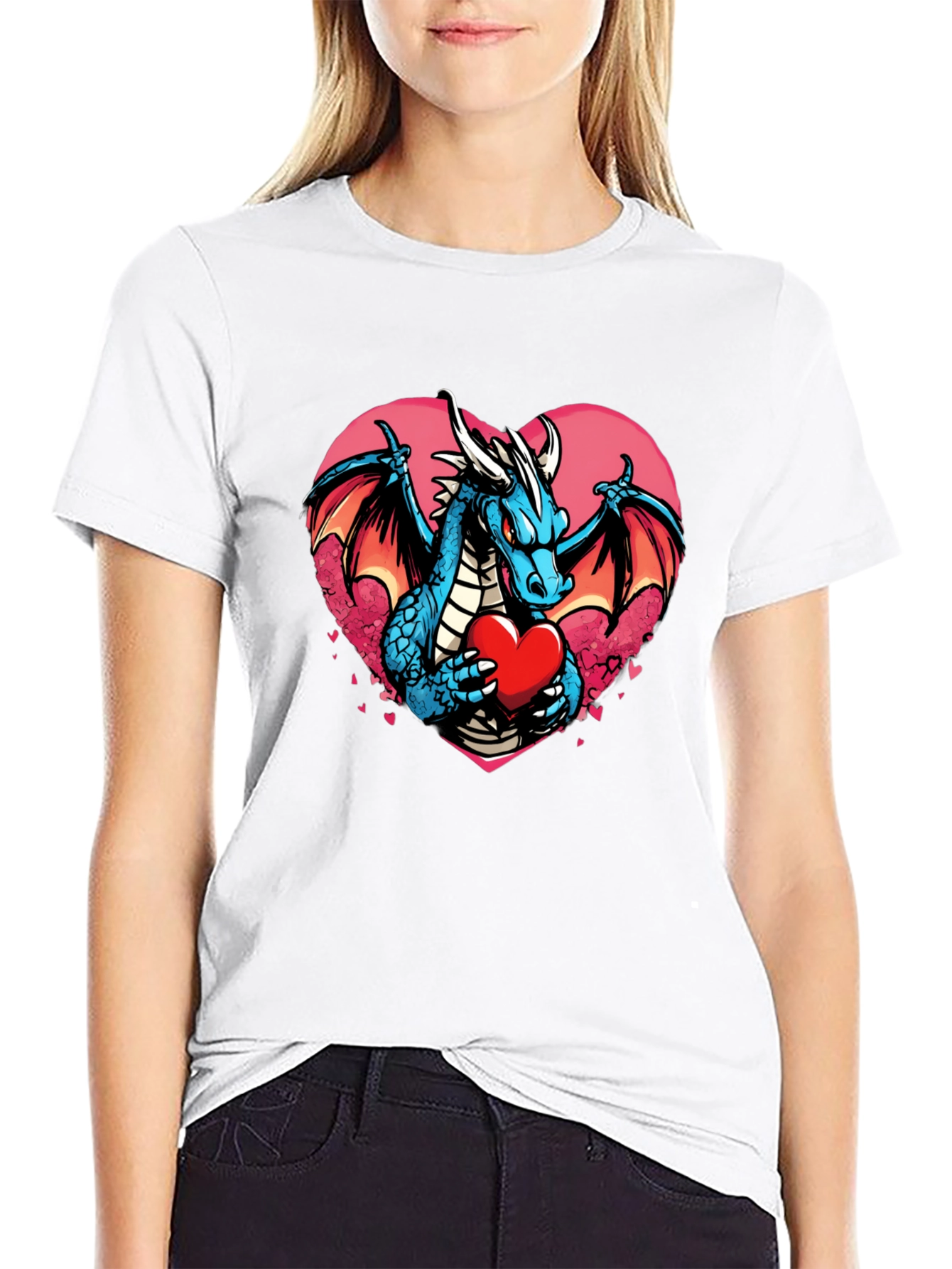 Dragon Heart Valentines Day T-Shirt