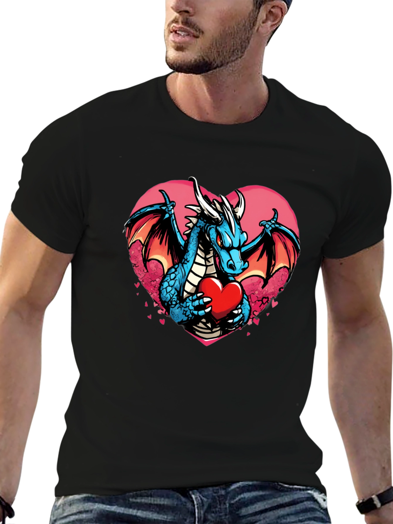 Dragon Heart Valentines Day T-Shirt