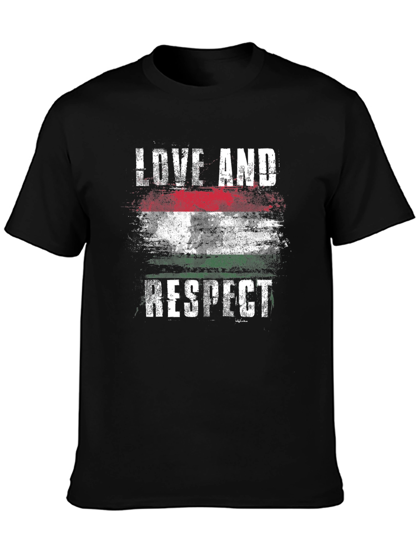 Hungary Flag Love & Respect T-Shirt