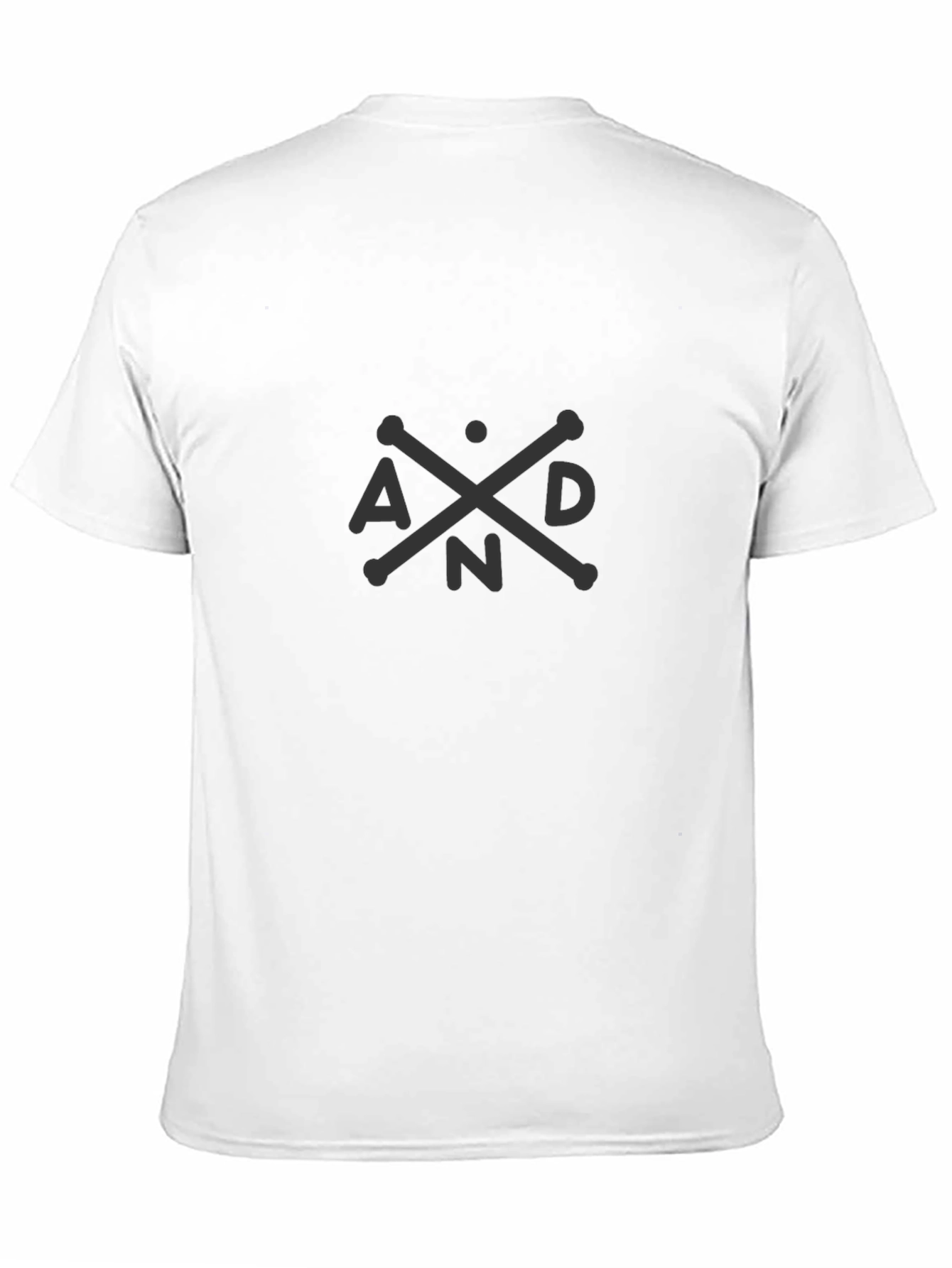 Mens Black Graphic Tee - A & D Design