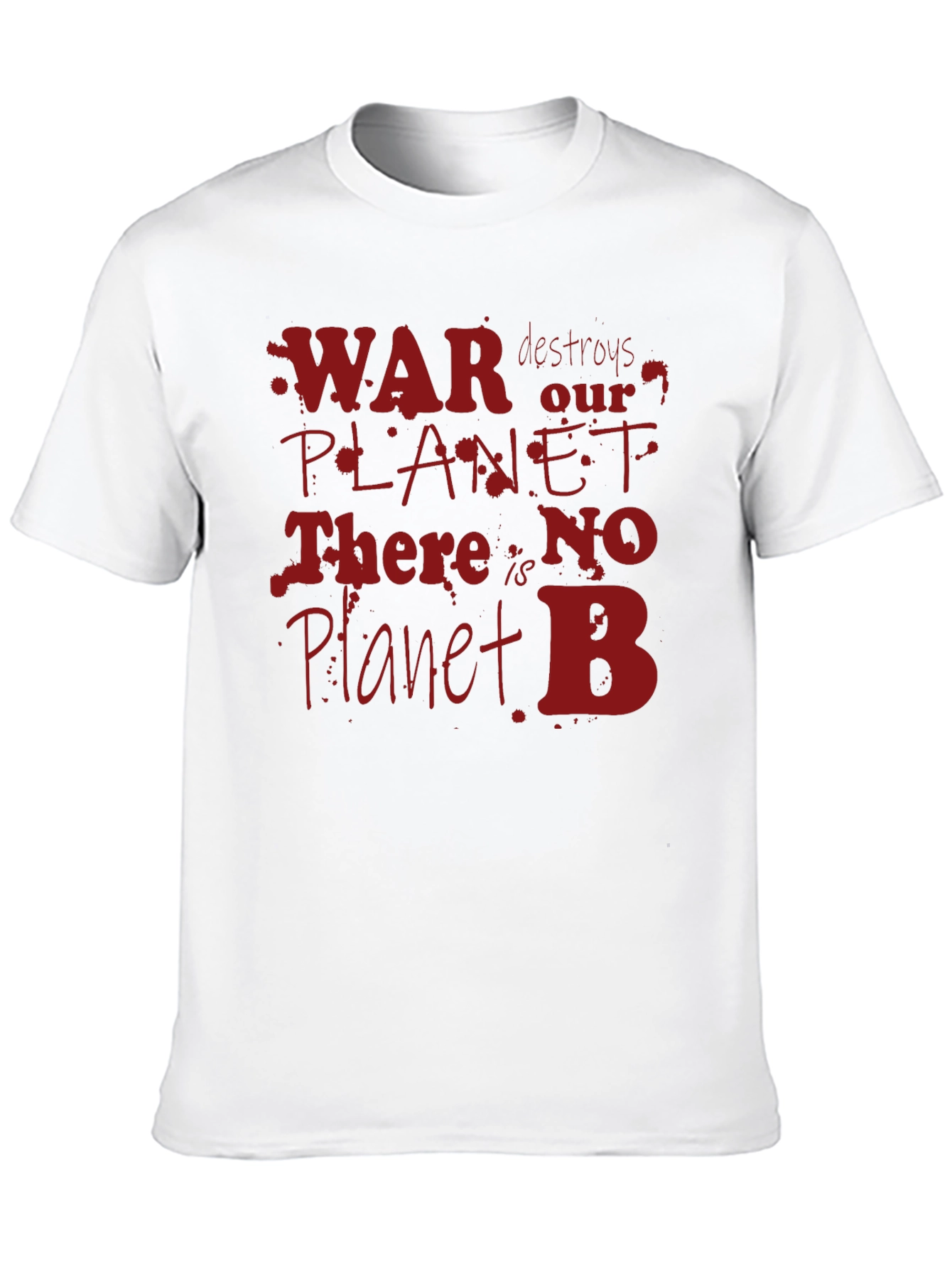 War Destroys Planet T-Shirt - Eco Awareness Tee