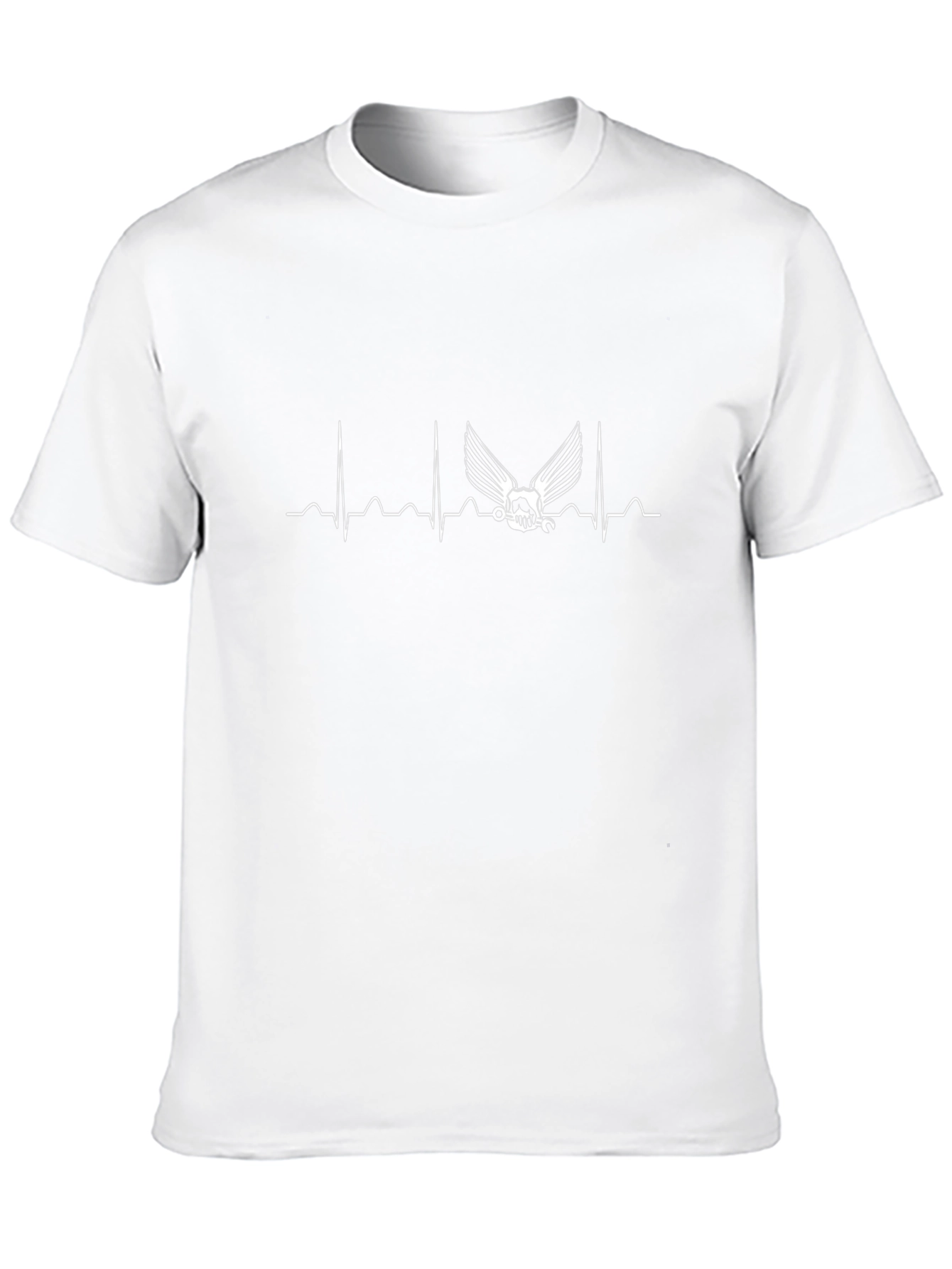 Mechanic Heartbeat T-Shirt - Black