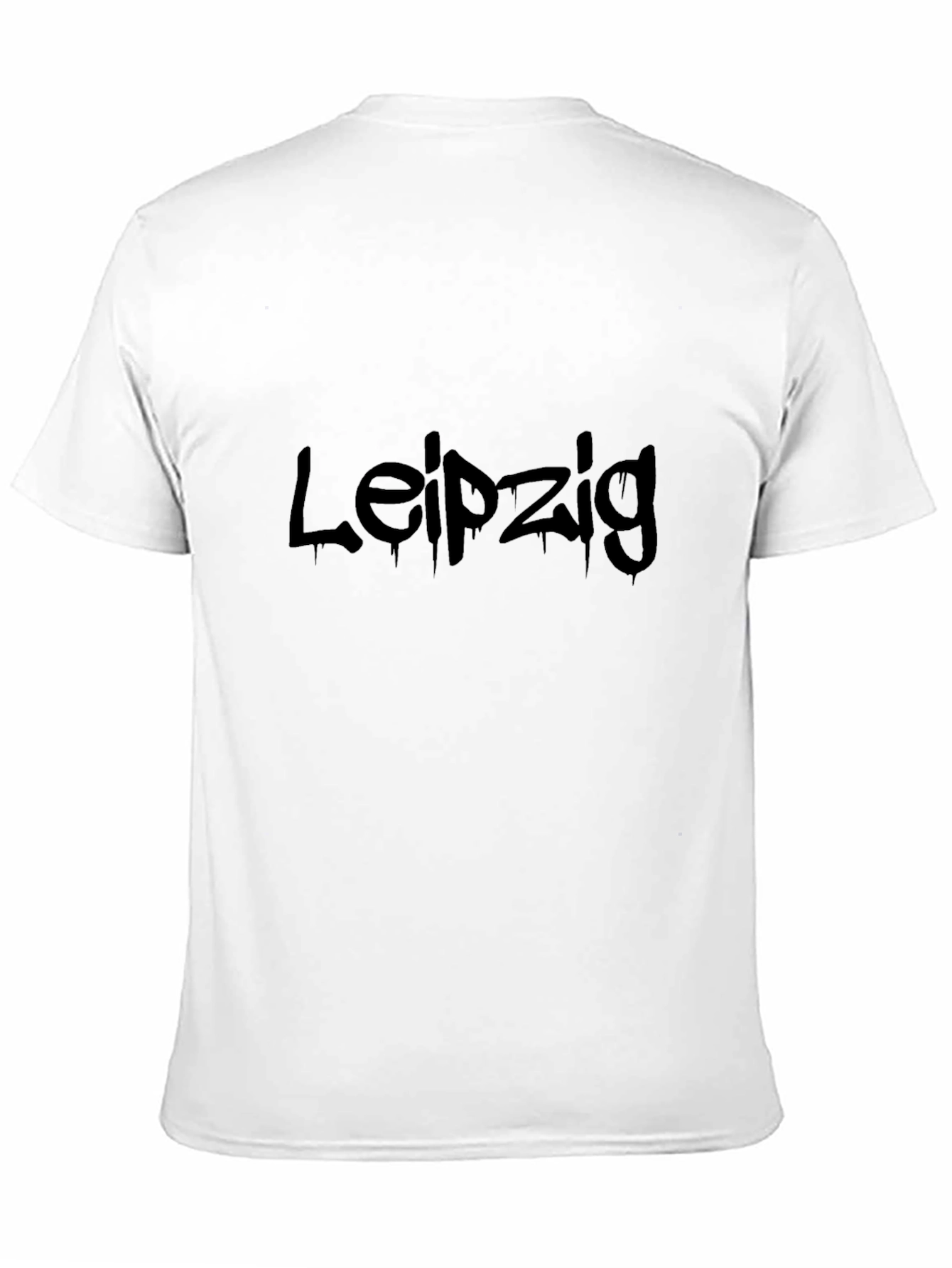 Leipzig Graphic T-Shirt - Black Crew Neck Tee
