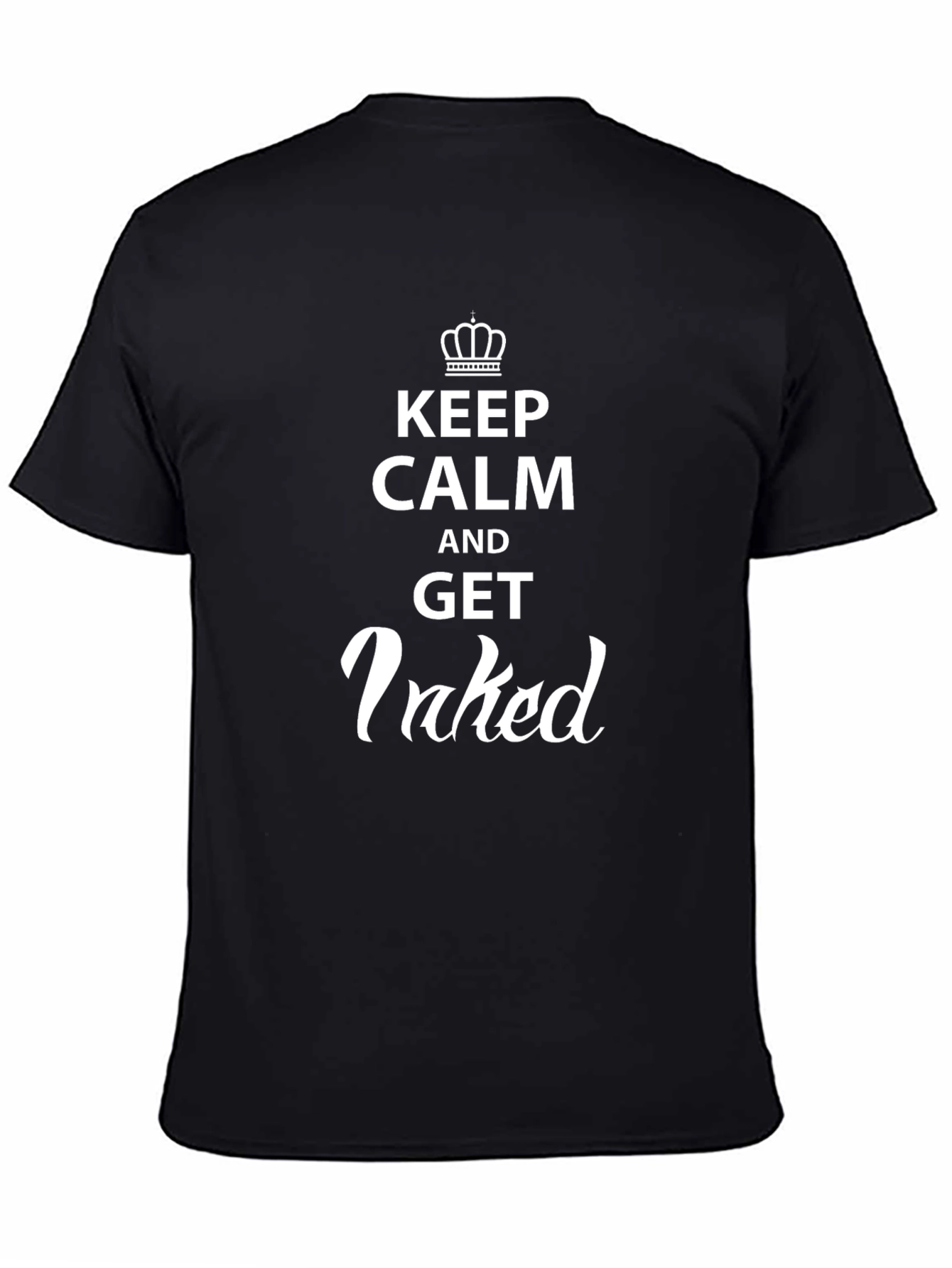 Keep Calm and Get Inked T-Shirt - Black