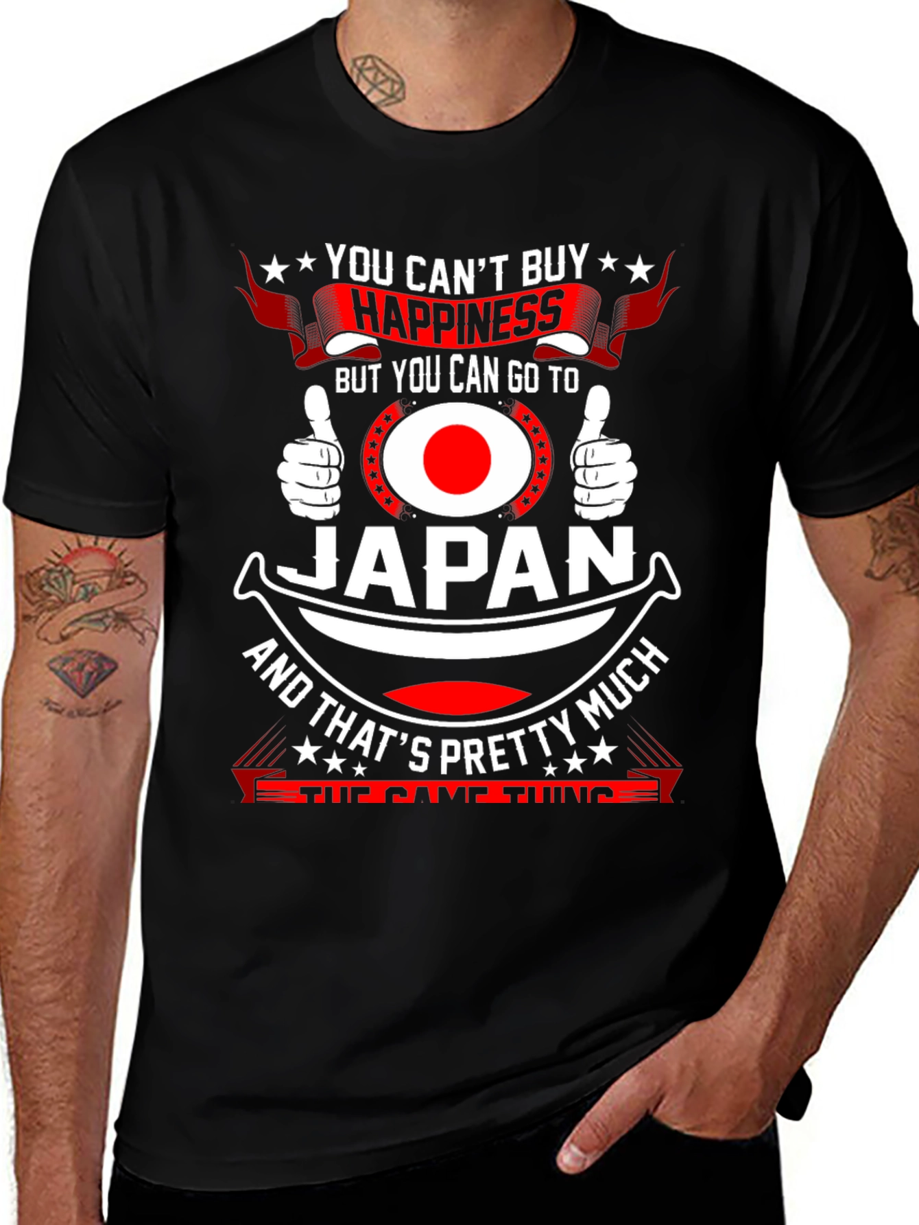 Japan Happiness Graphic T-Shirt