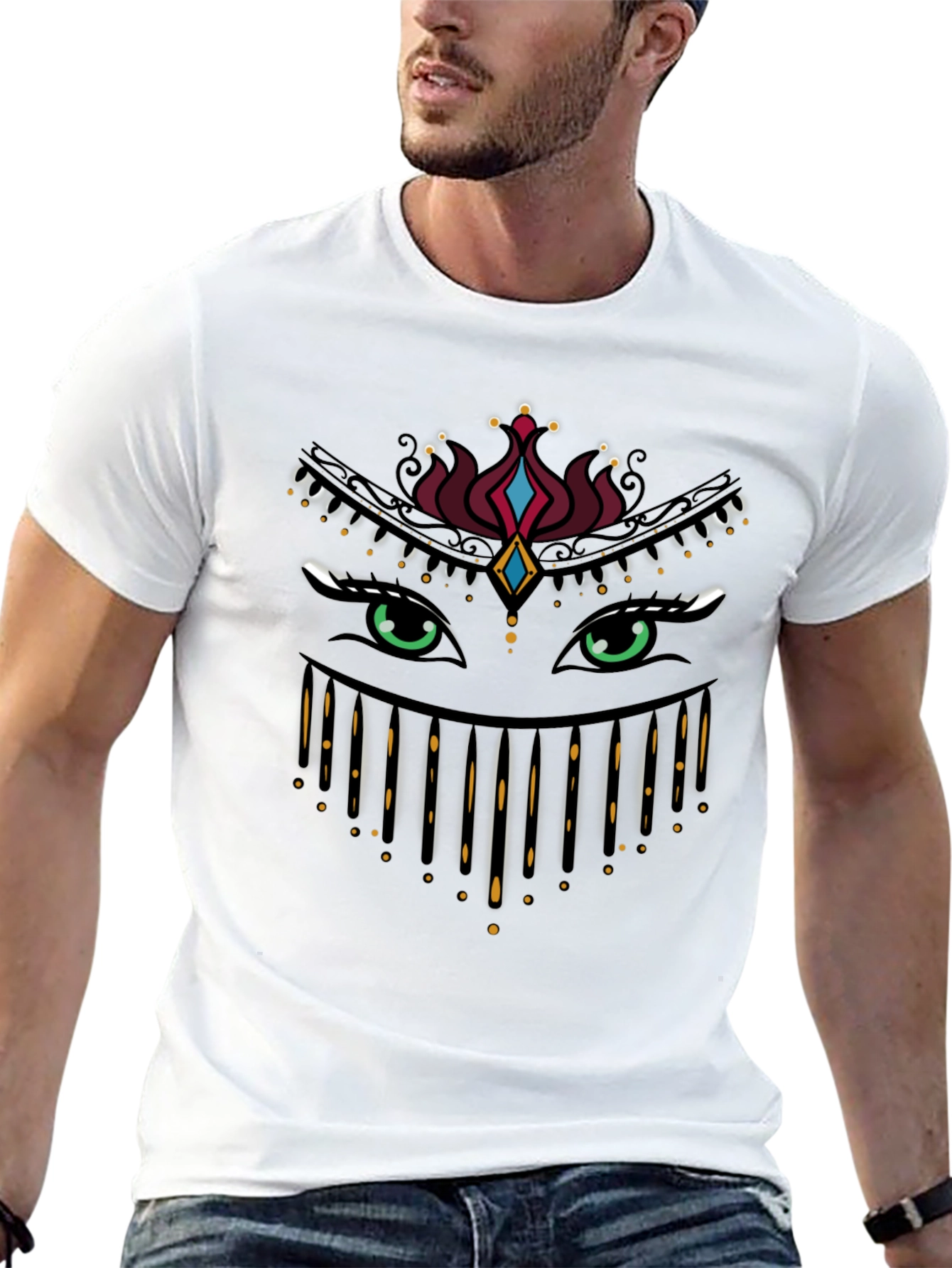 Mystic Eye Graphic Tee - Unique Design