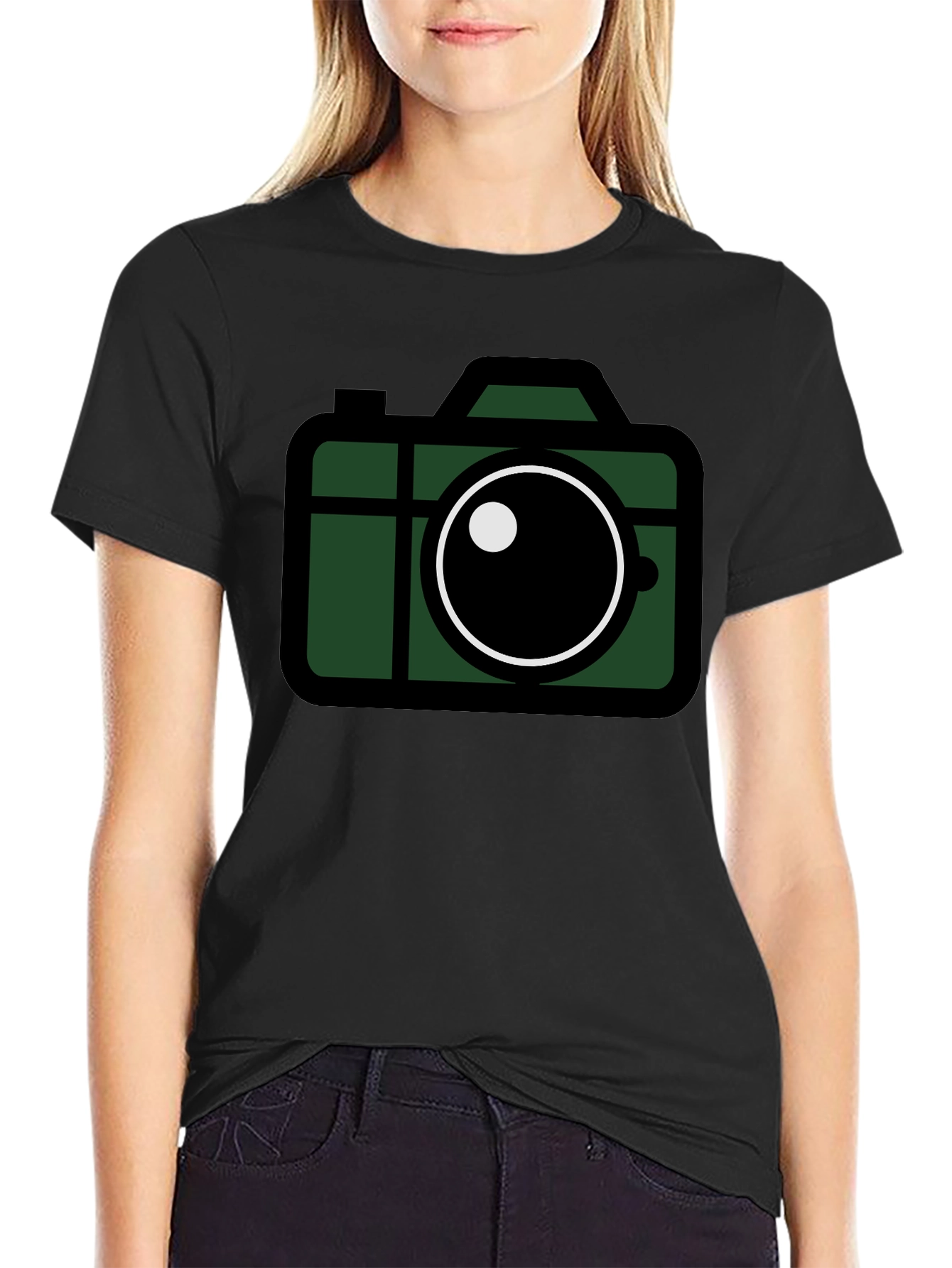 Retro Camera Graphic T-Shirt - Stylish Photography Tee