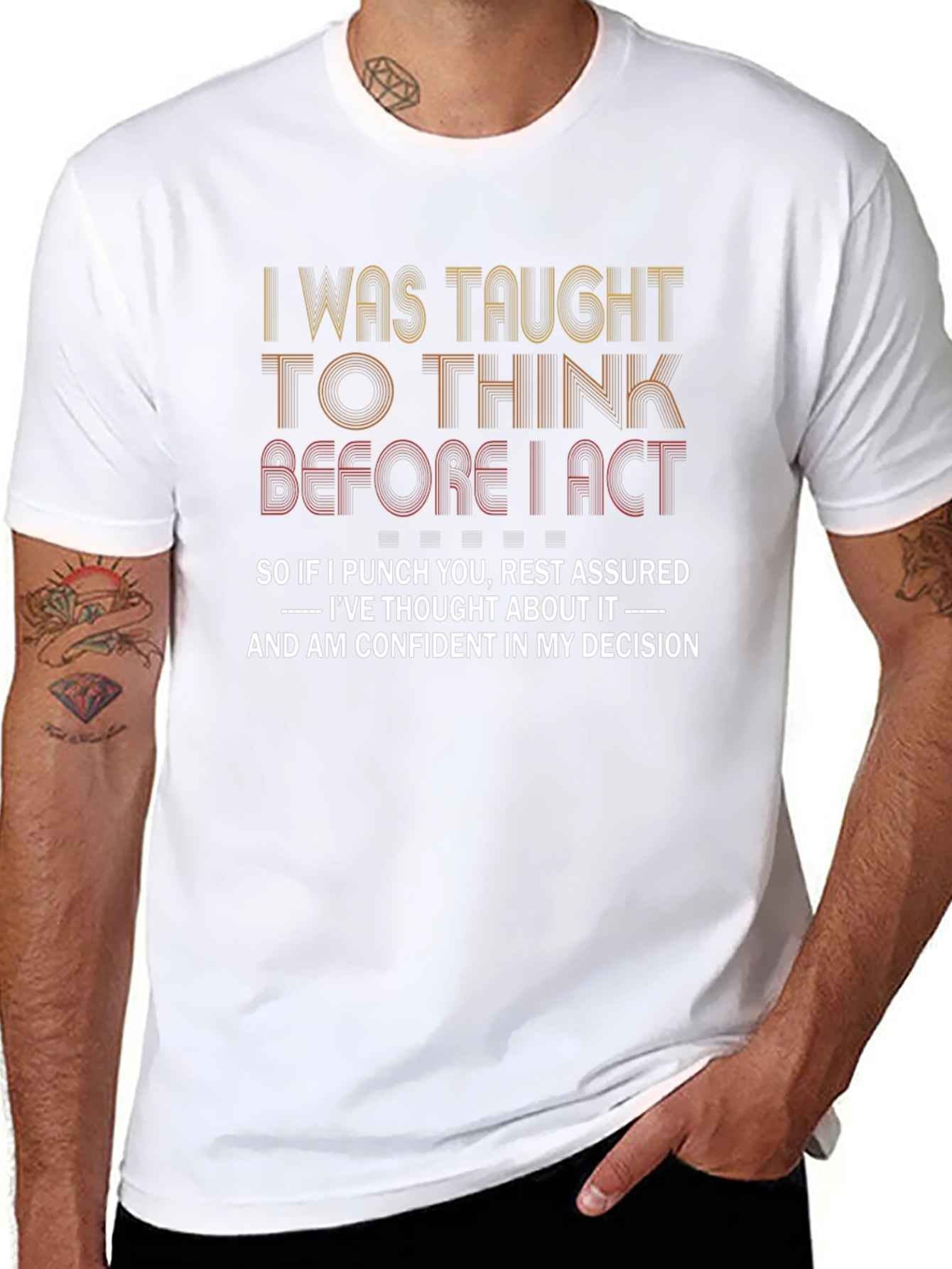 Think Before I Act Graphic Tee