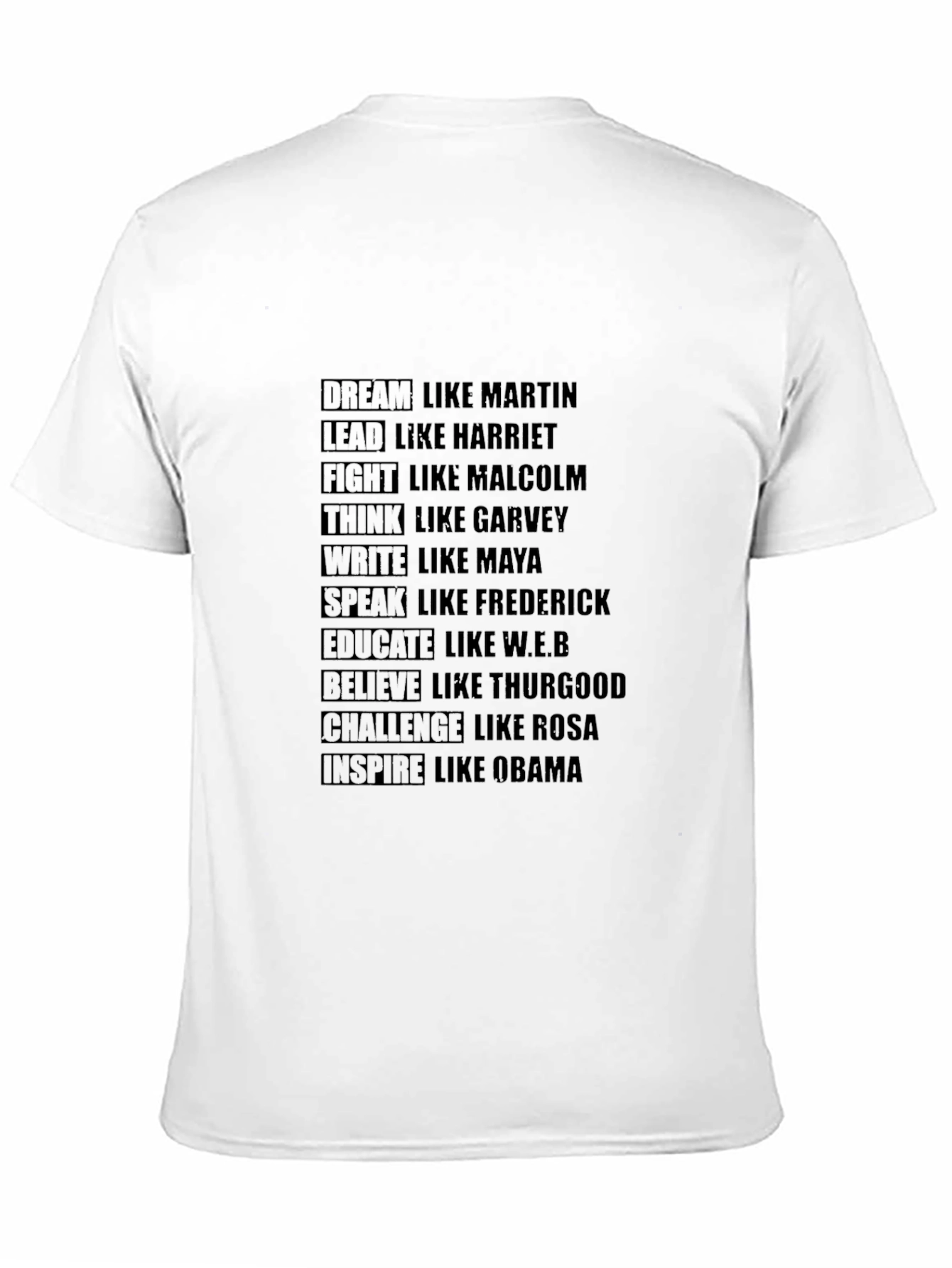 Inspiring Civil Rights Black History T-Shirt