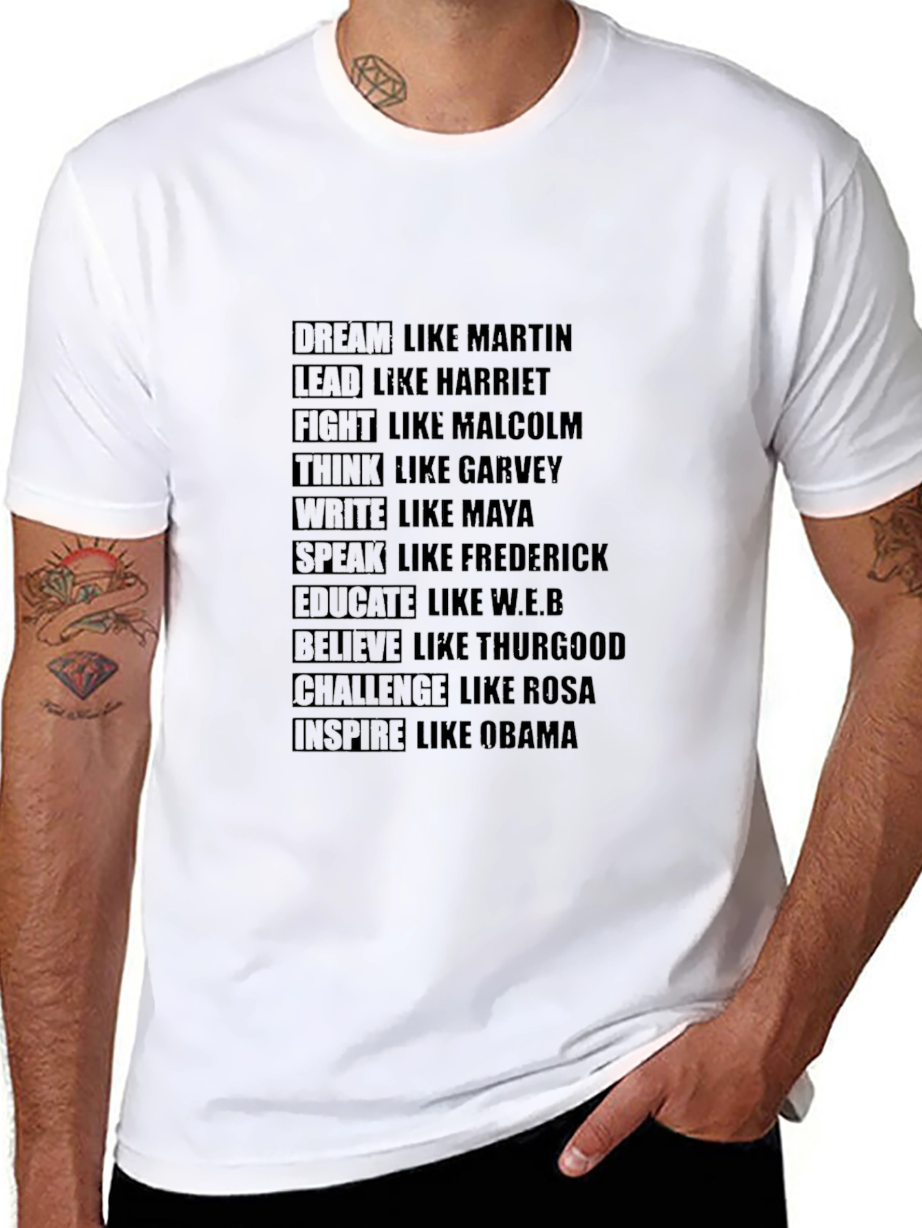 Inspiring Civil Rights Black History T-Shirt