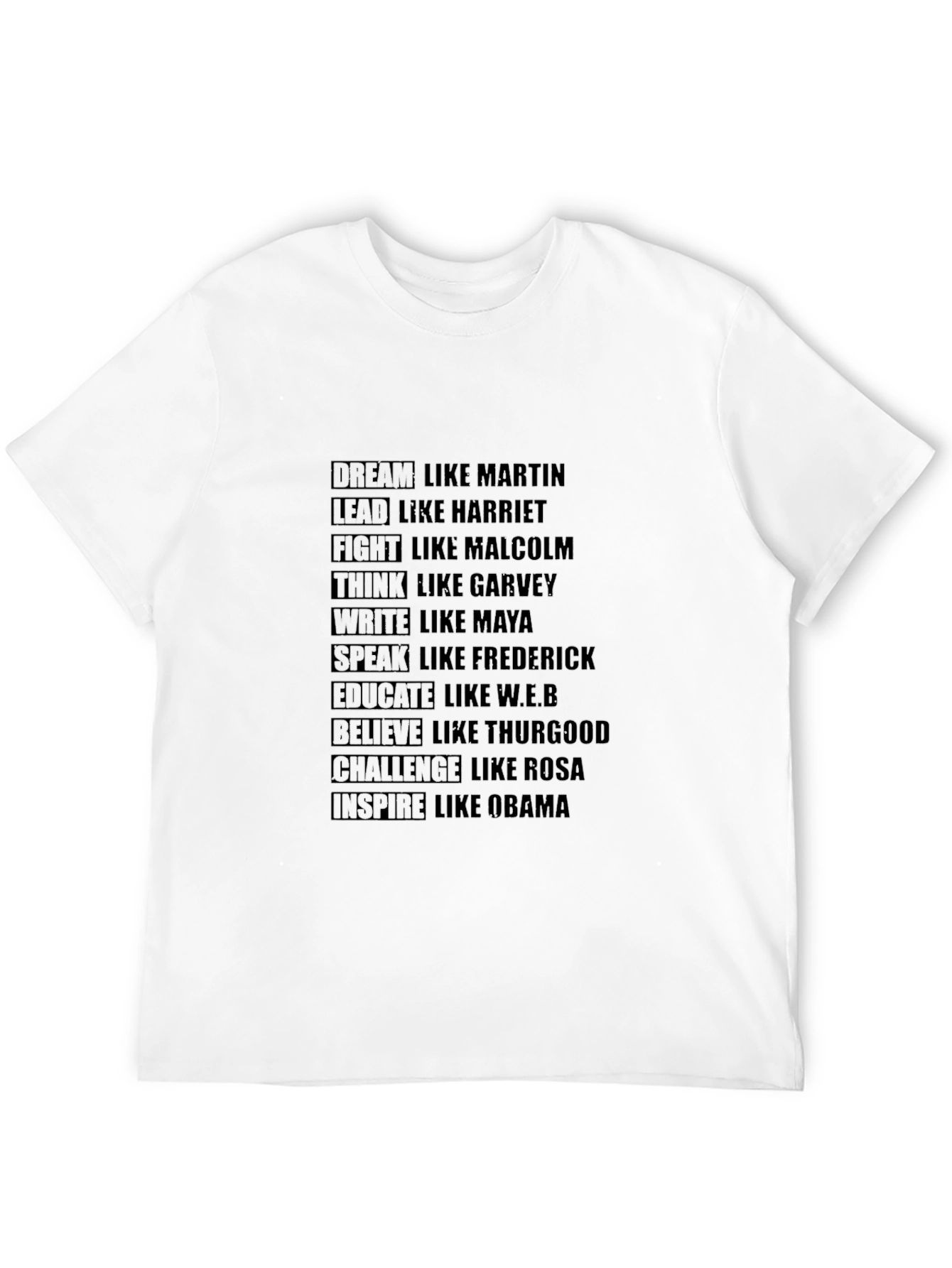 Inspiring Civil Rights Black History T-Shirt