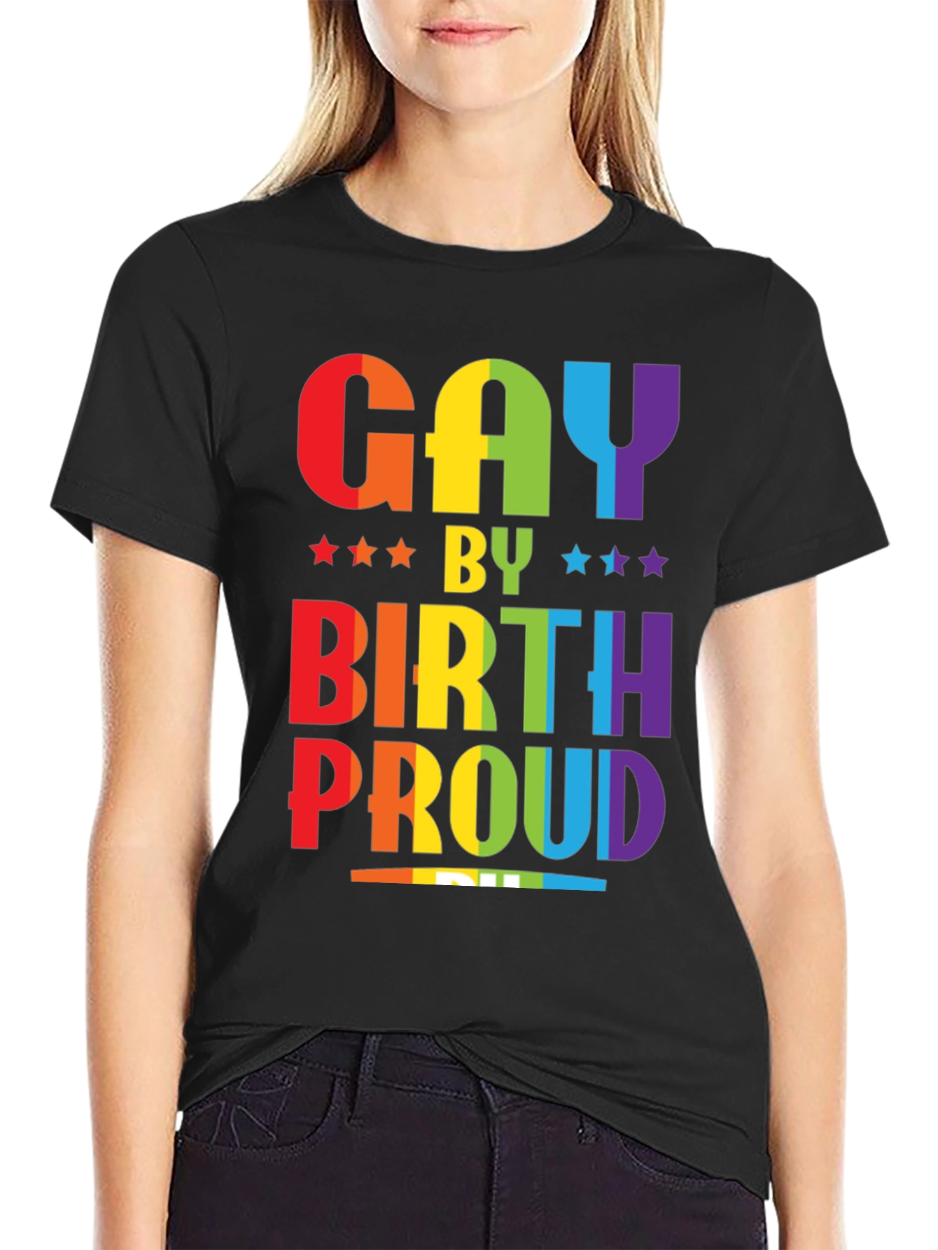 Gay By Birth Proud LGBTQ+ Pride T-Shirt