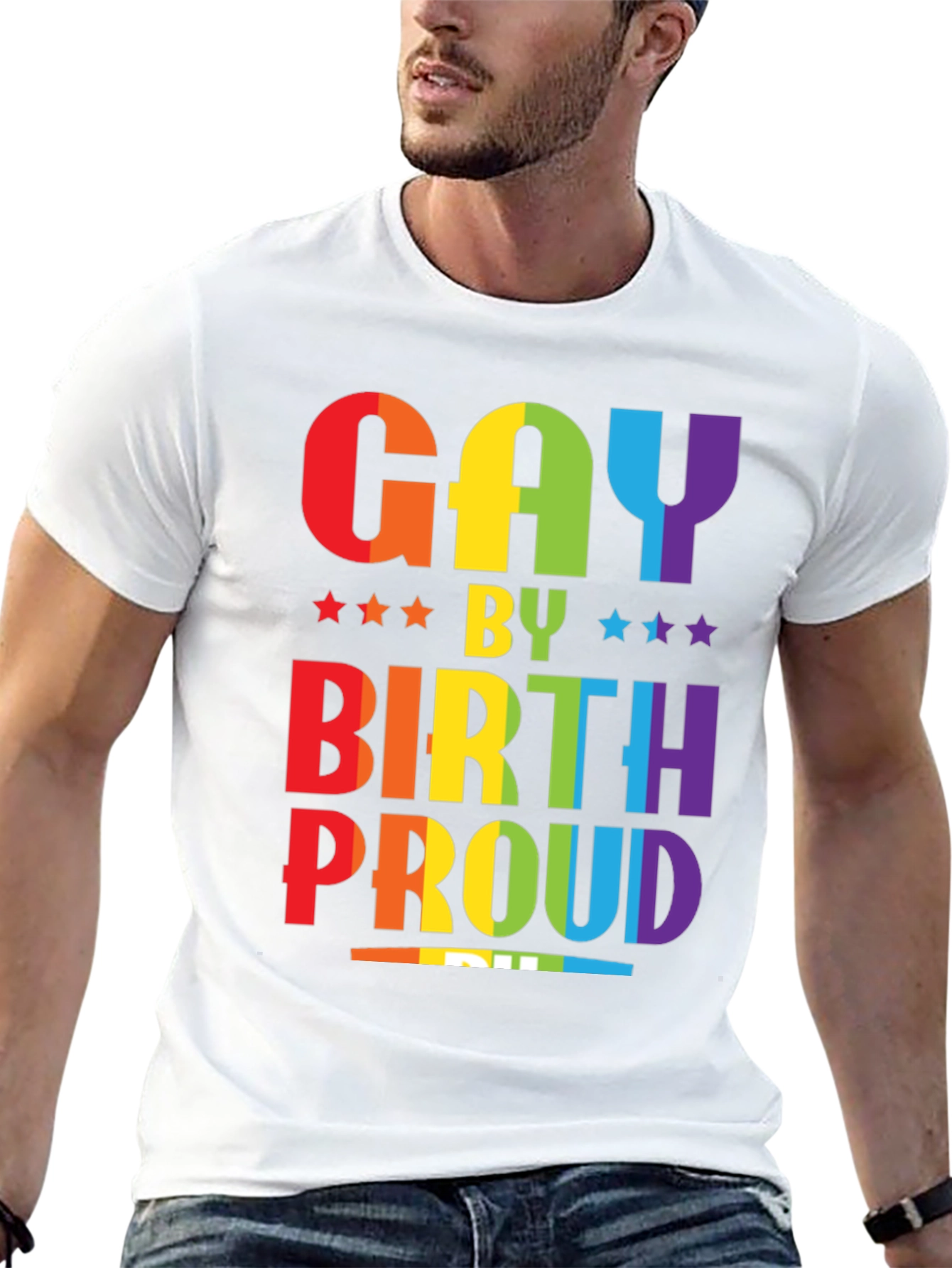 Gay By Birth Proud LGBTQ+ Pride T-Shirt
