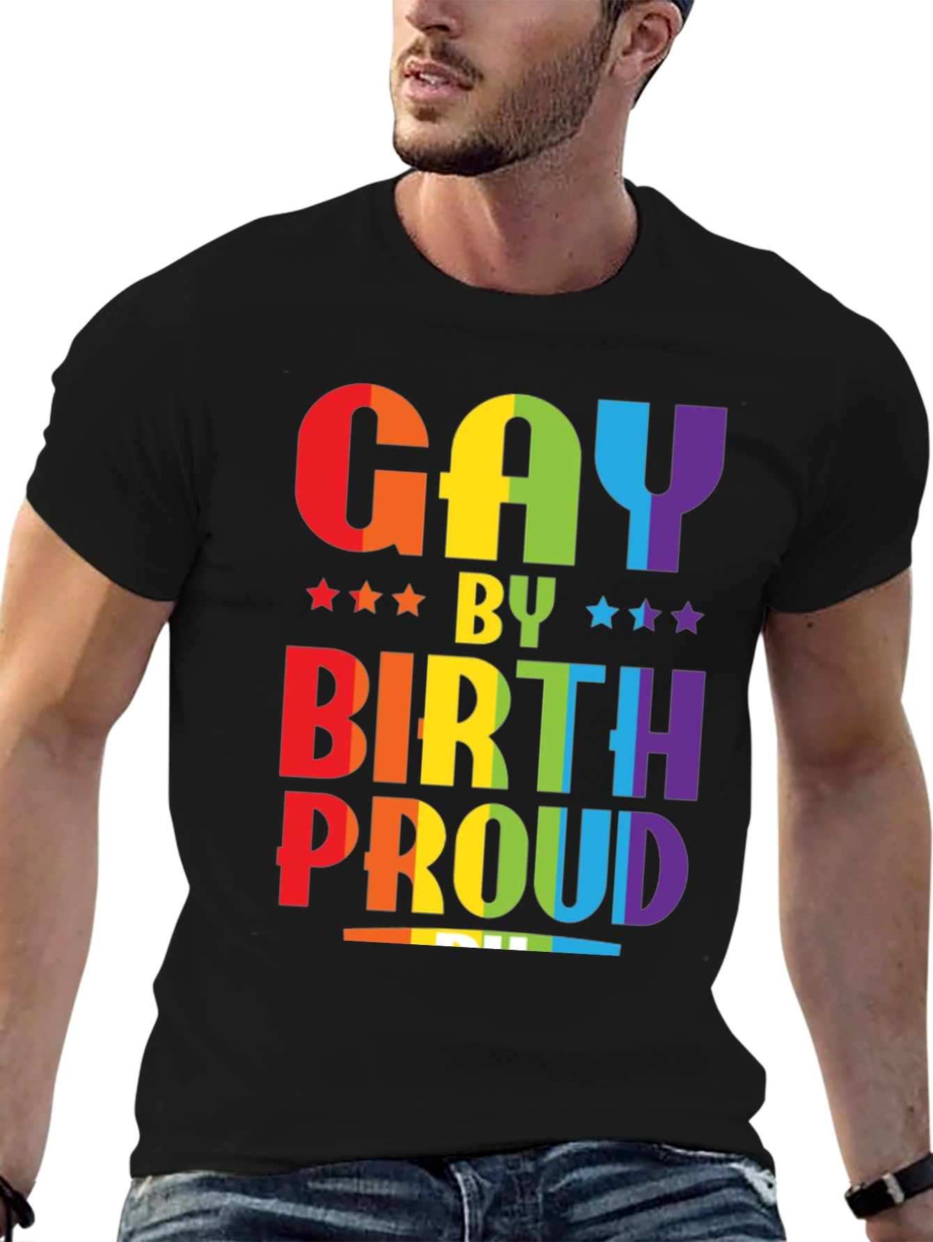 Gay By Birth Proud LGBTQ+ Pride T-Shirt