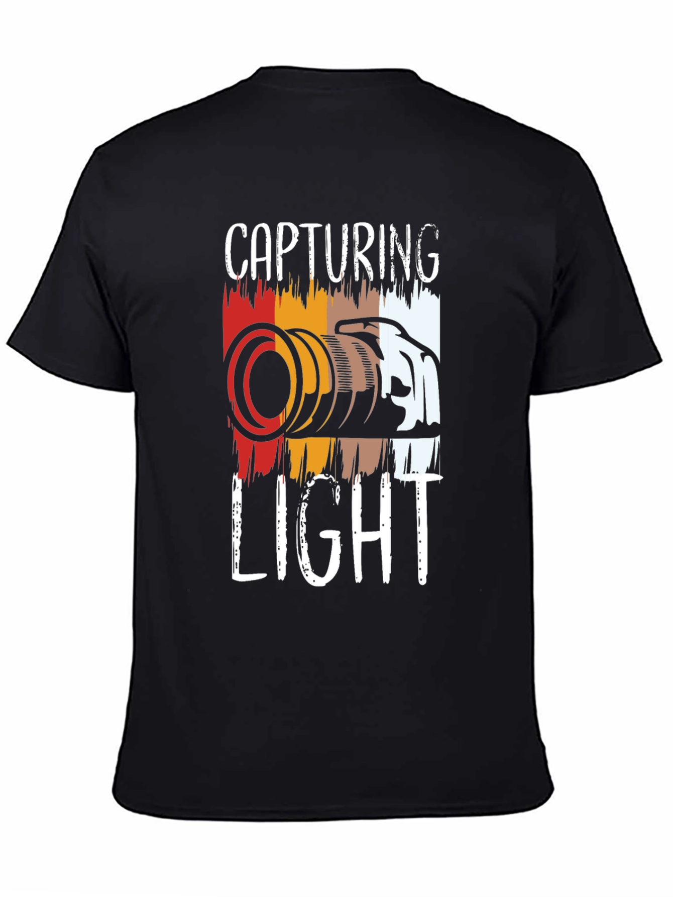 Capturing Light Camera Graphic Tee - Photography Lover Shirt
