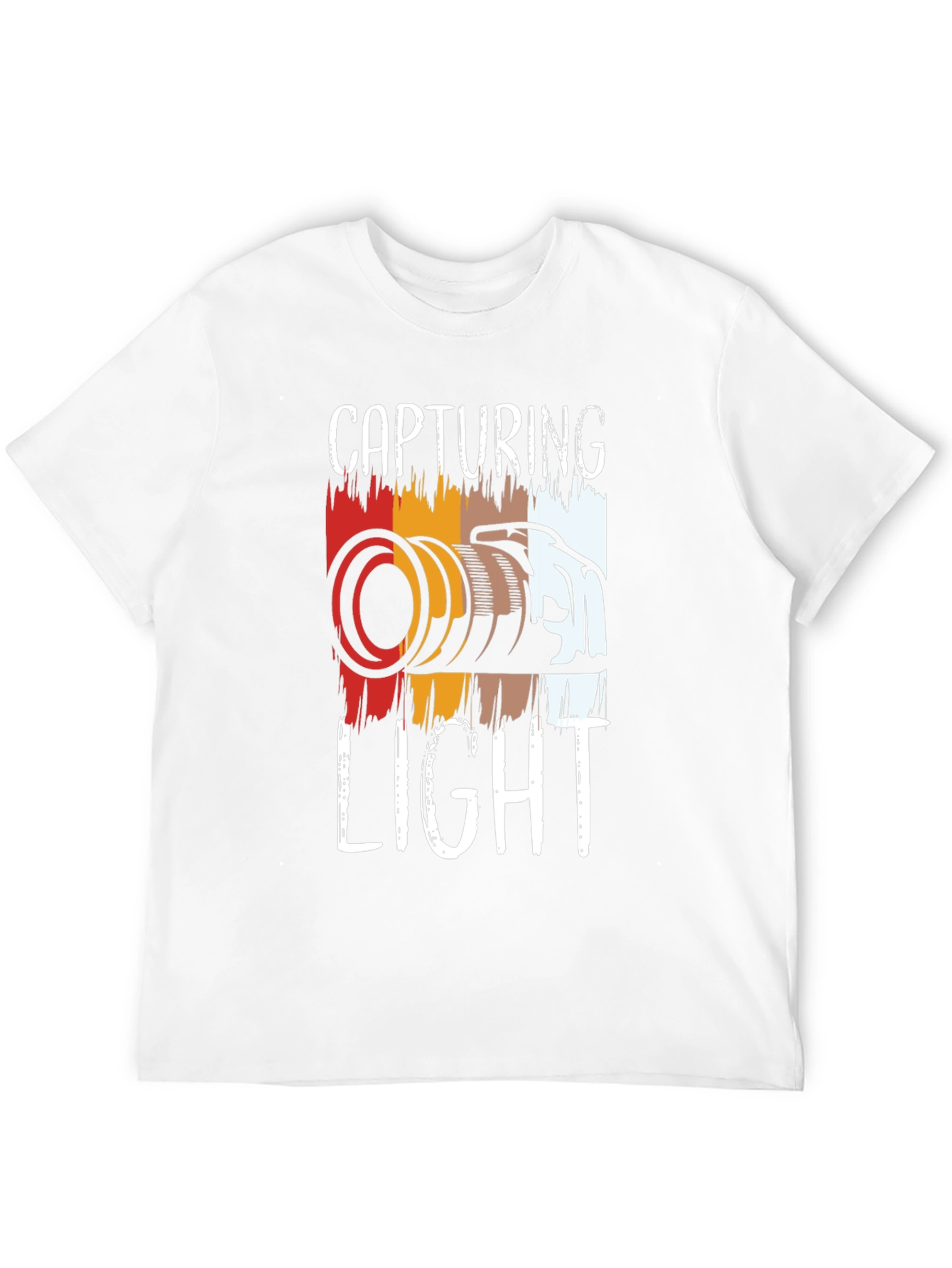 Capturing Light Camera Graphic Tee - Photography Lover Shirt