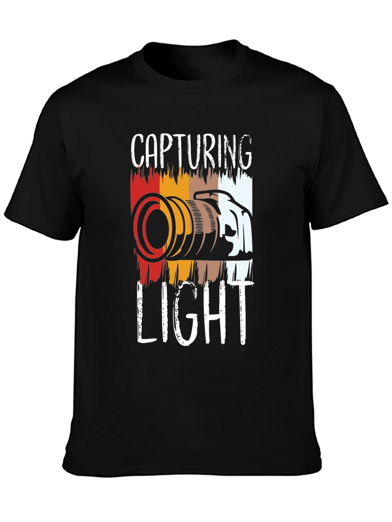 Capturing Light Camera Graphic Tee - Photography Lover Shirt