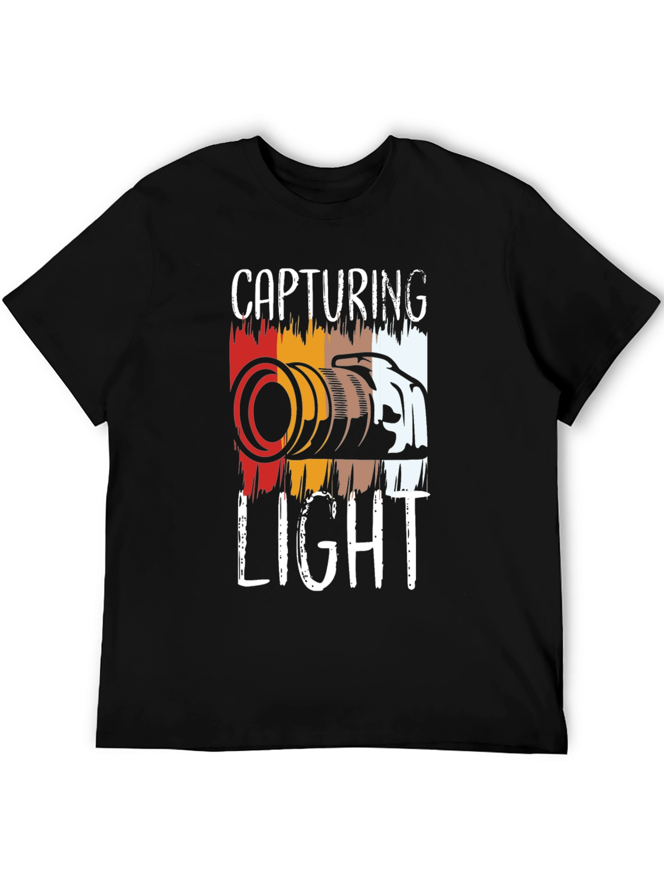 Capturing Light Camera Graphic Tee - Photography Lover Shirt