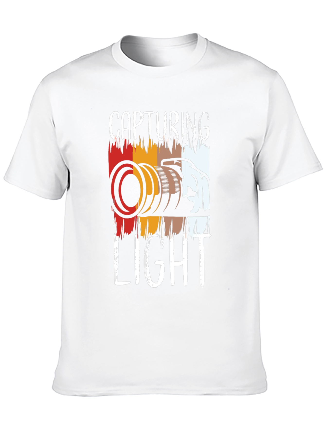 Capturing Light Camera Graphic Tee - Photography Lover Shirt
