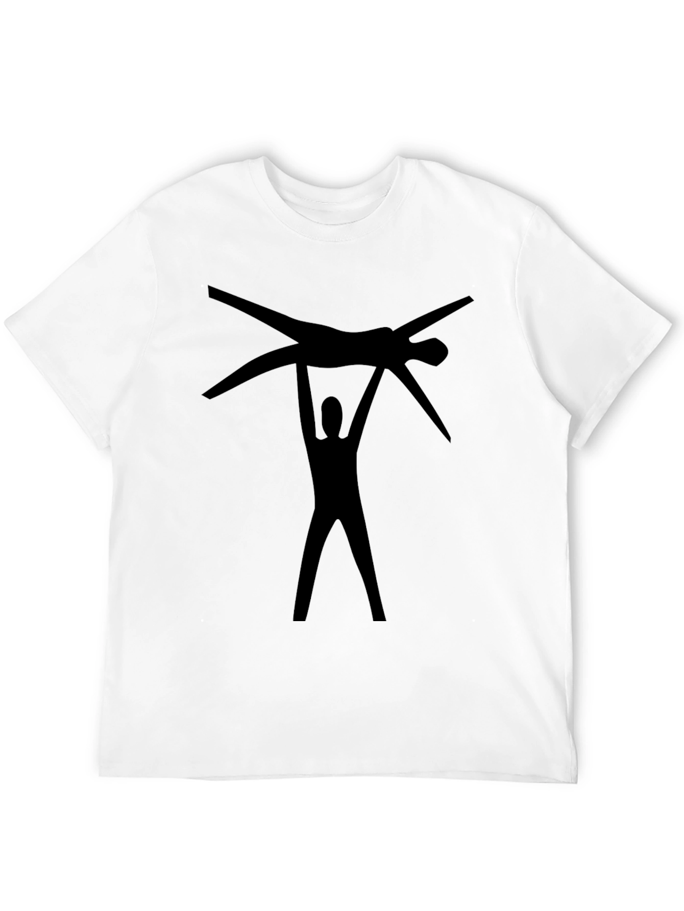 Gymnastics Silhouette Black T-Shirt