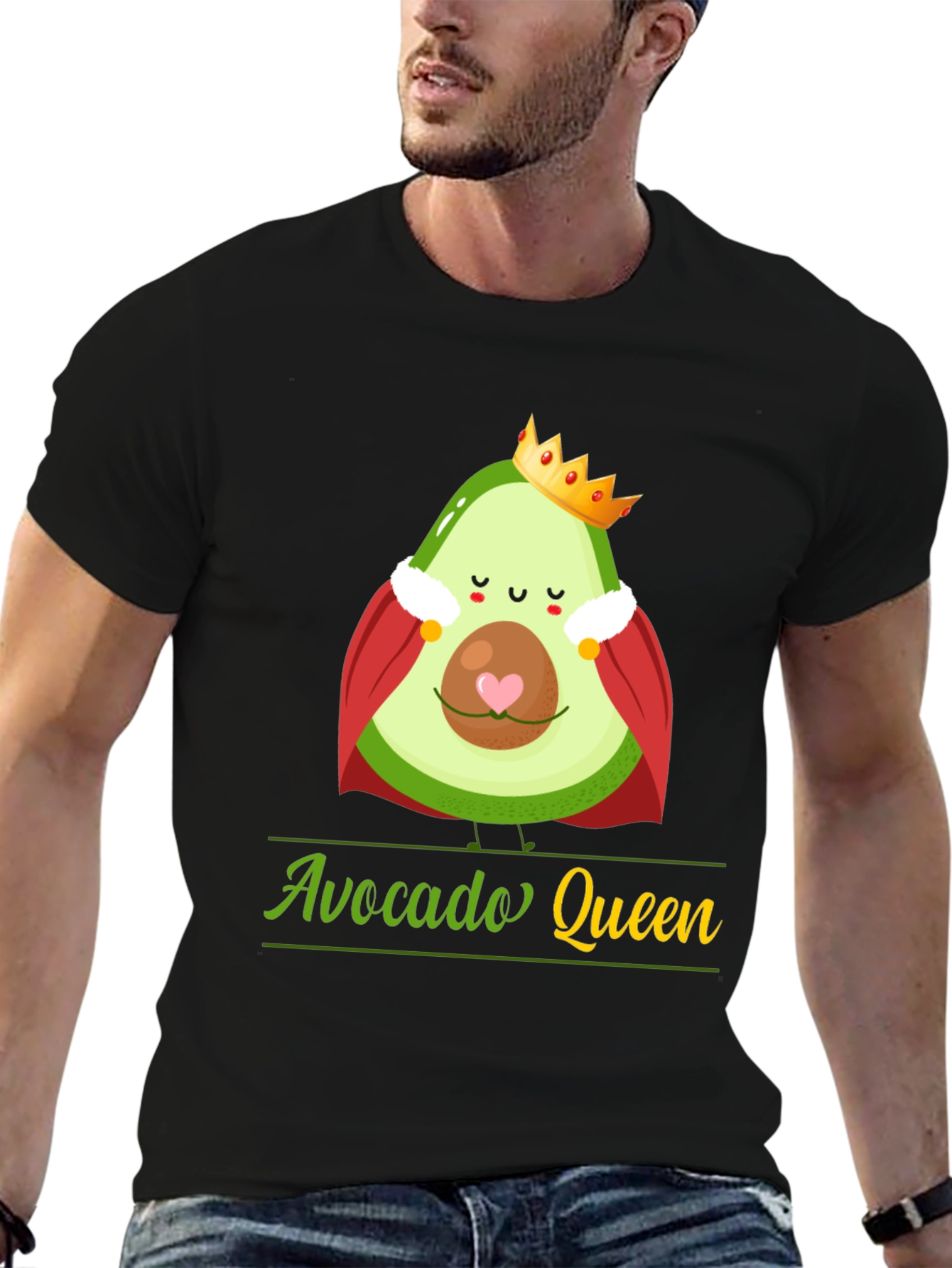 Avocado Queen T-Shirt - Funny Fruit Tee