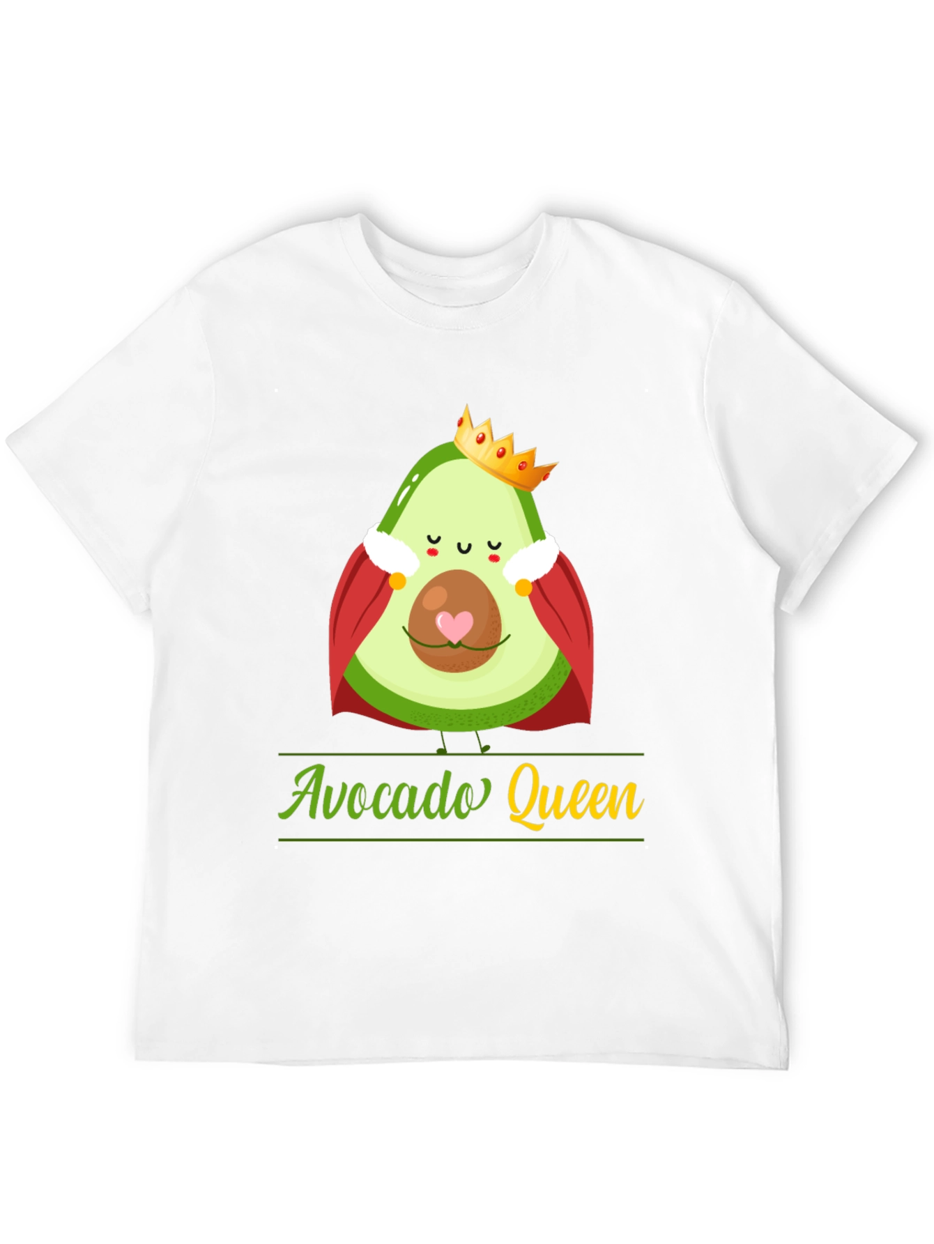 Avocado Queen T-Shirt - Funny Fruit Tee
